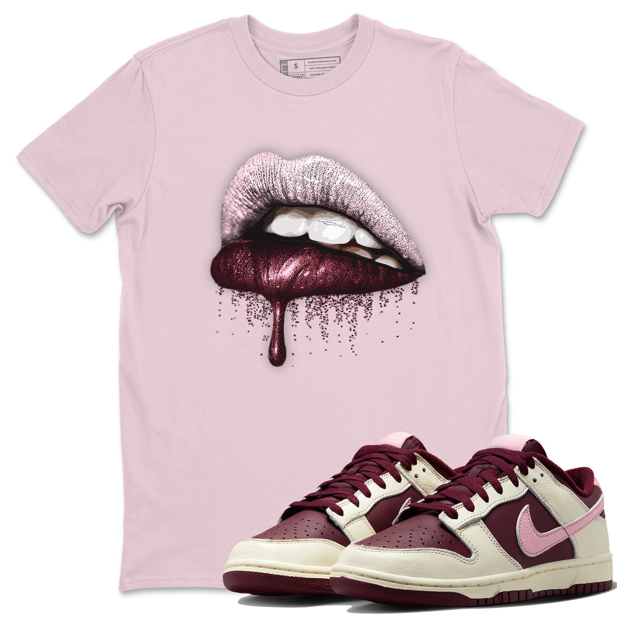 Dripping Lips Unisex Tops - Dunk Valentines Day