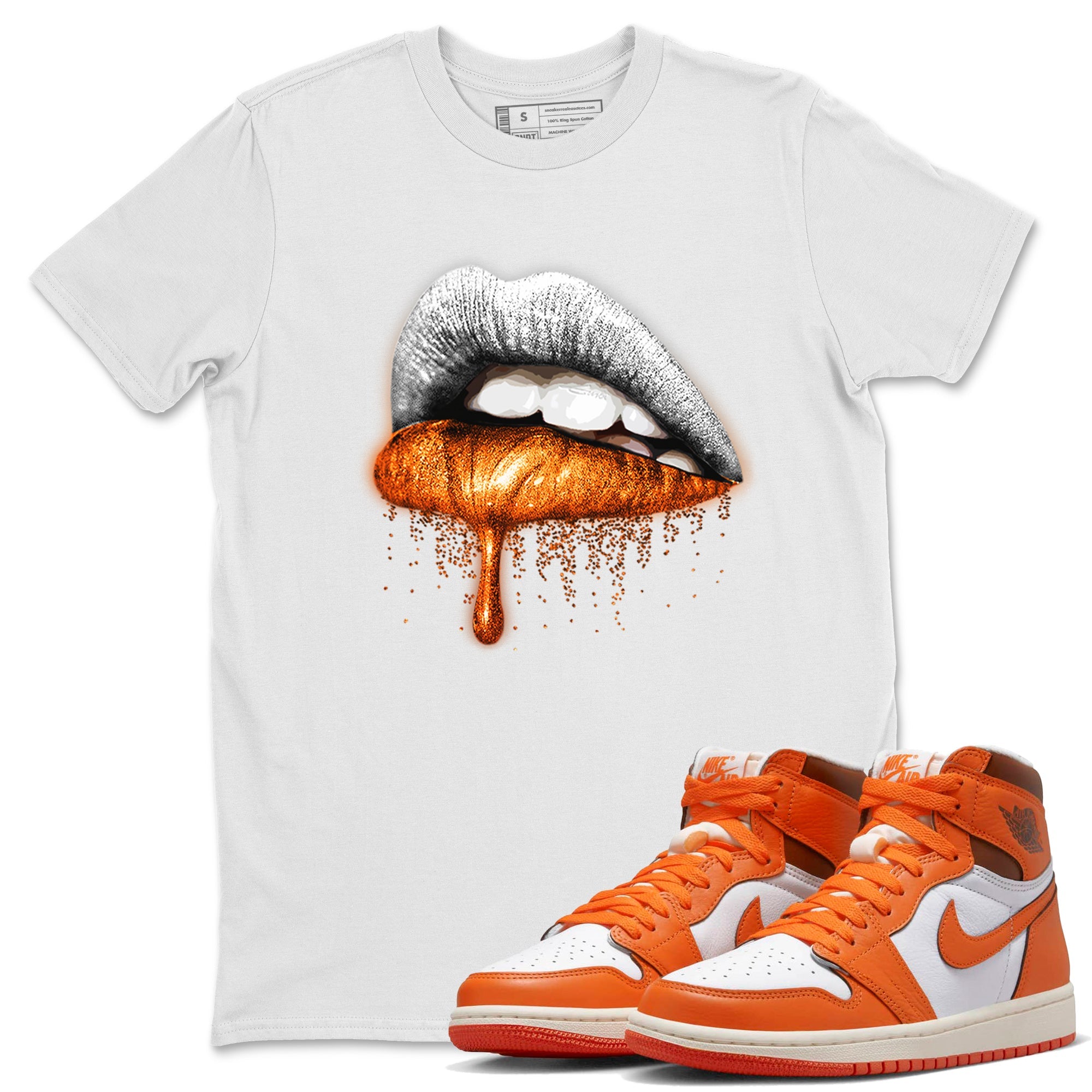 Dripping Lips Unisex Tops - Air Jordan 1 Starfish