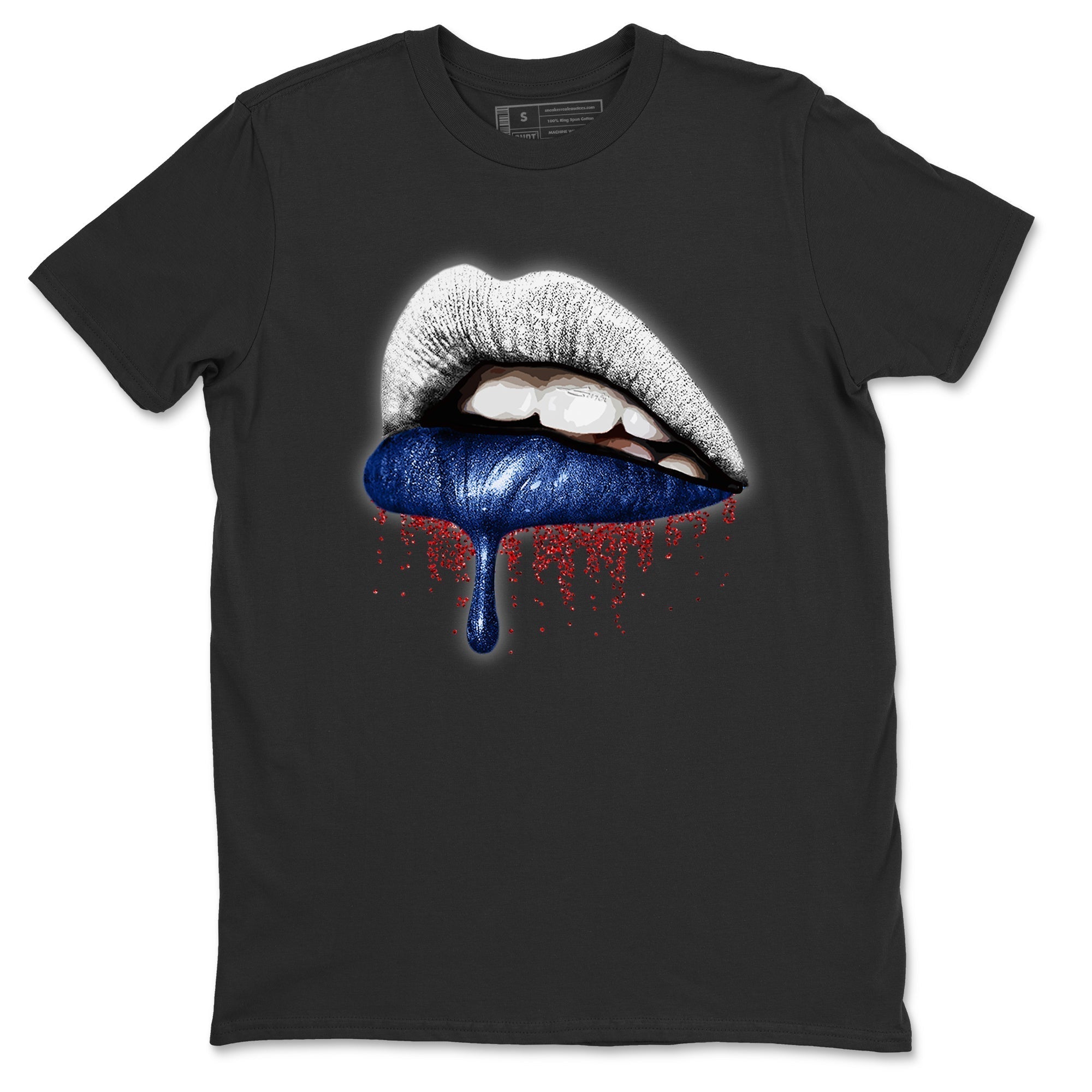 Dripping Lips Unisex Tops - Air Jordan 13 French Blue