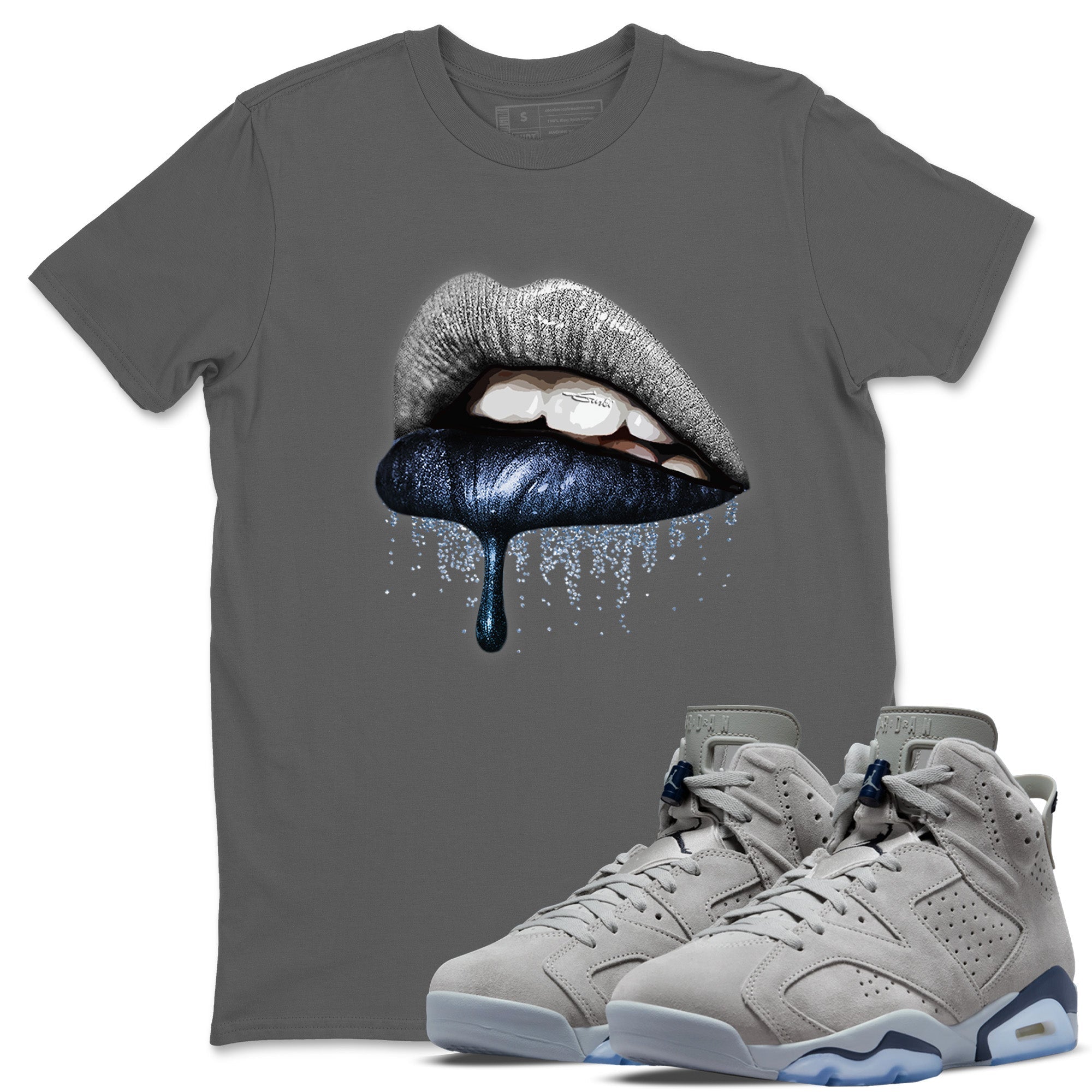 Dripping Lips Unisex Tops - Air Jordan 6 Georgetown