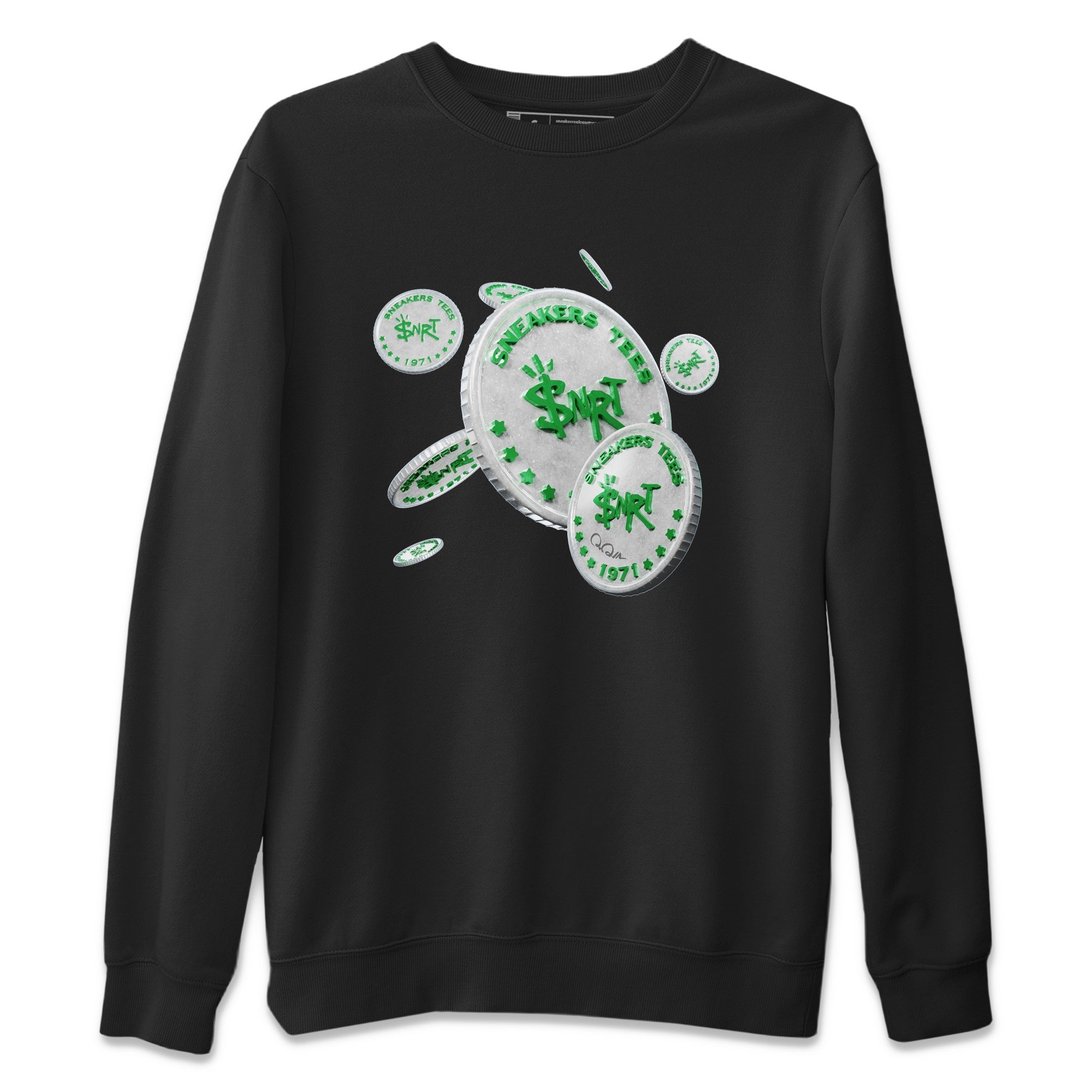 Drop Coin Unisex Tops - Air Jordan 3 Lucky Green
