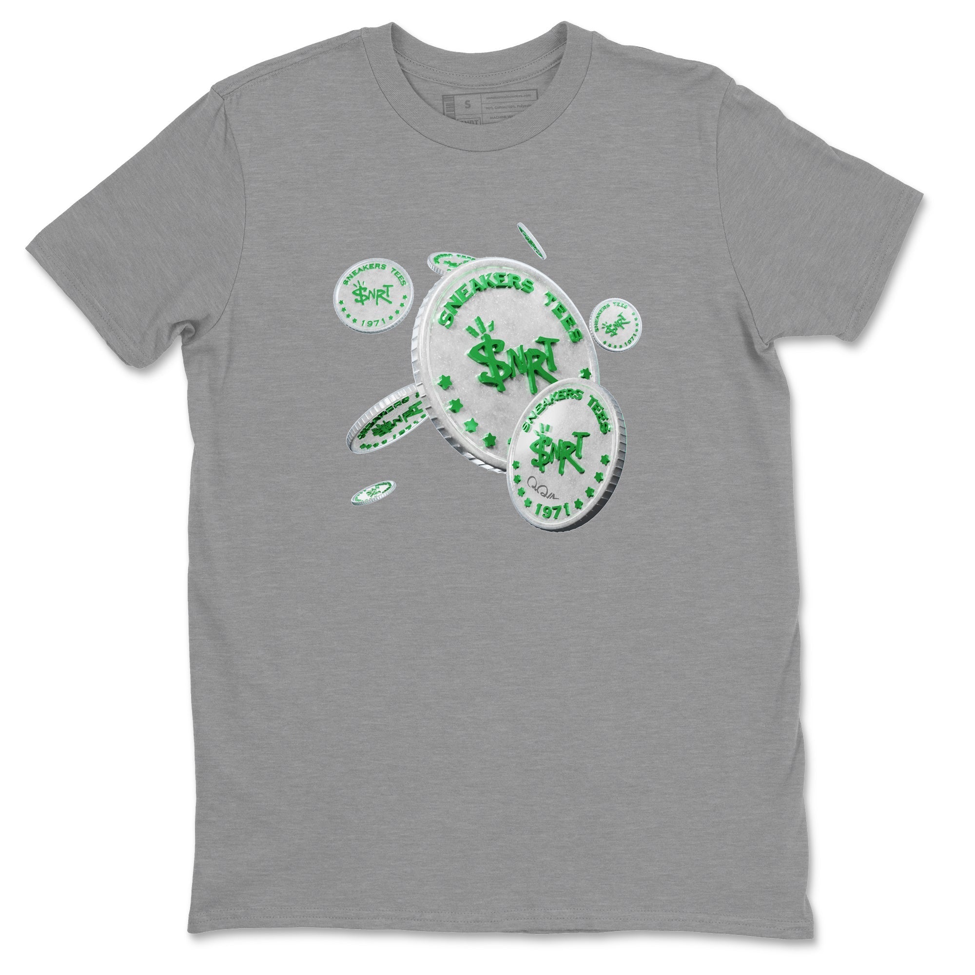 Drop Coin Unisex Tops - Air Jordan 3 Lucky Green