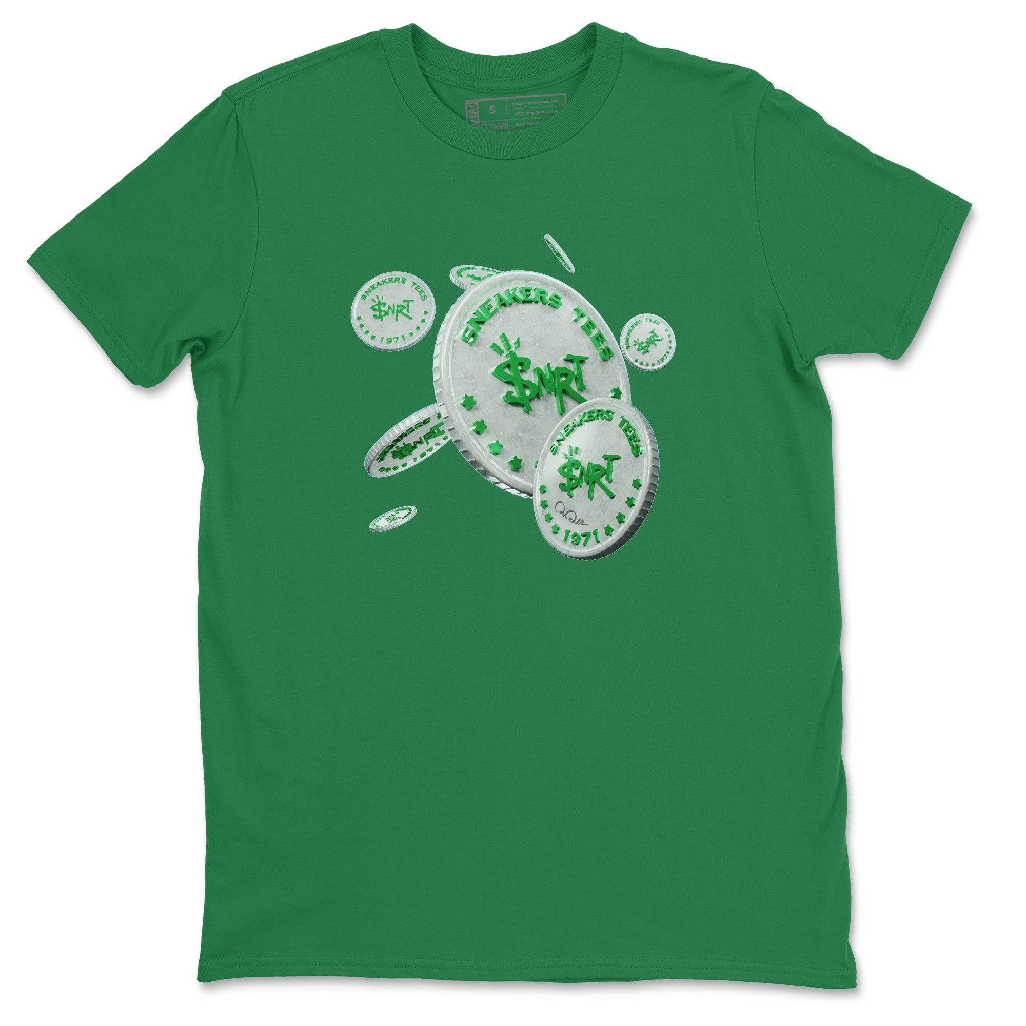 Drop Coin Unisex Tops - Air Jordan 3 Lucky Green