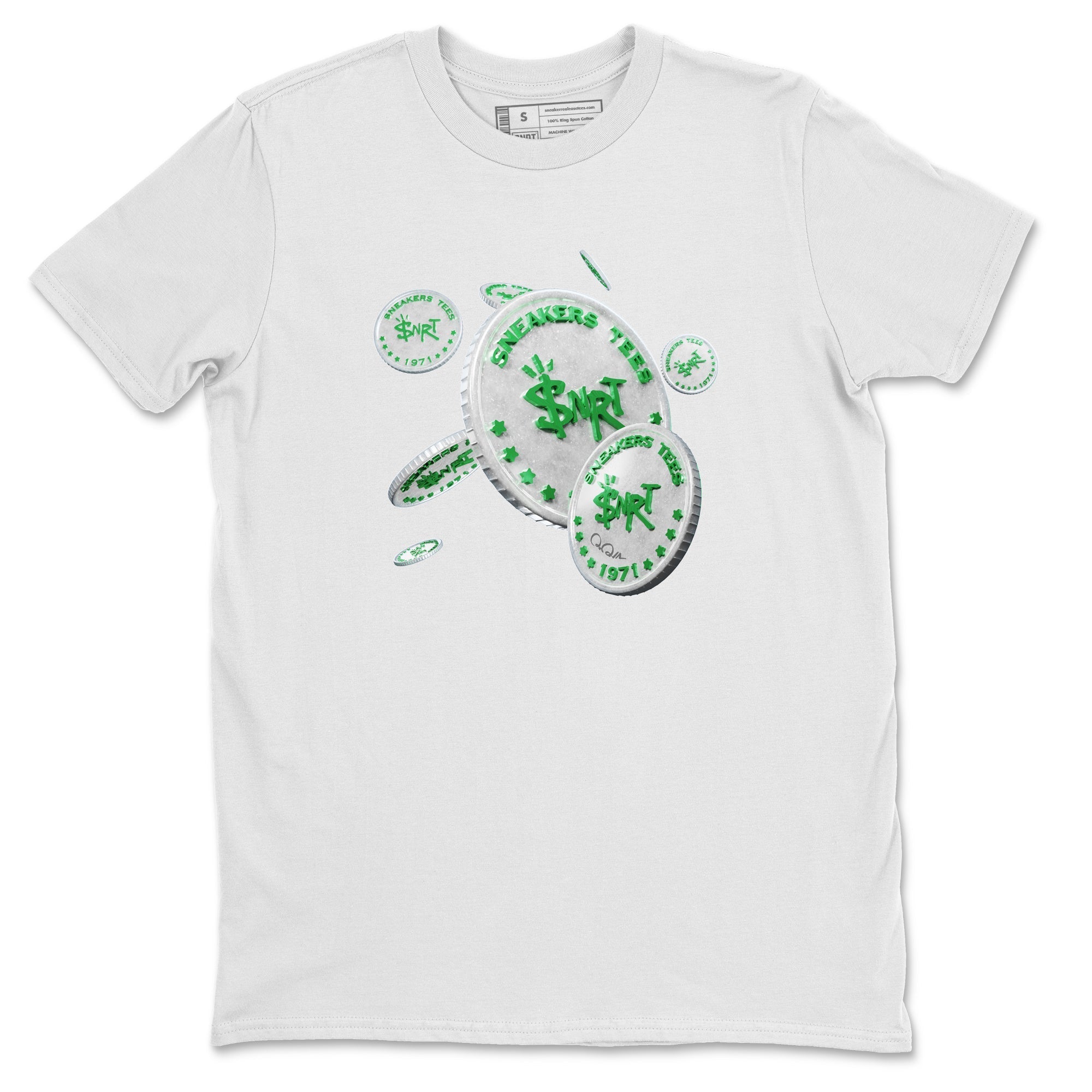 Drop Coin Unisex Tops - Air Jordan 3 Lucky Green