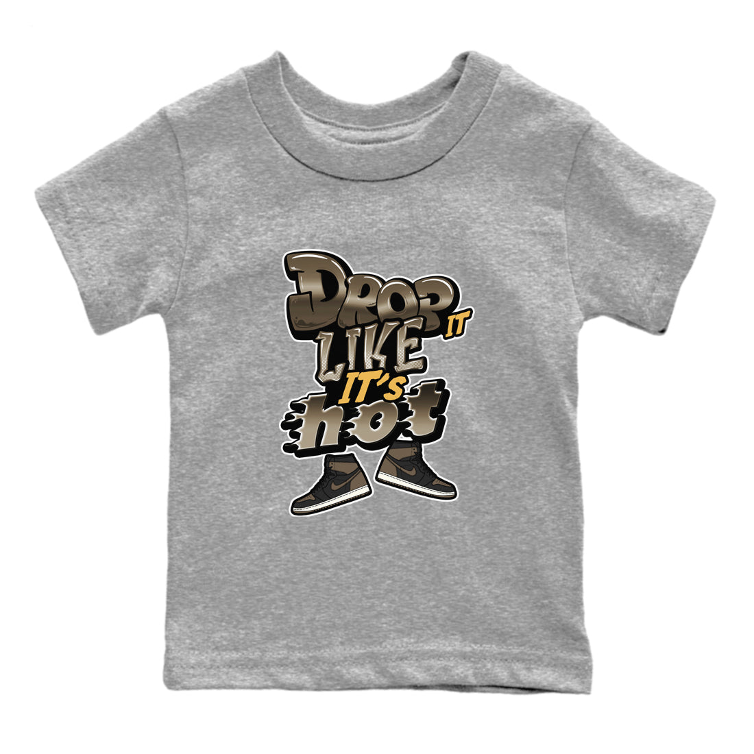 Drop It Like It's Hot snkmatch Tee Kids - Air Jordan 1 Palomino