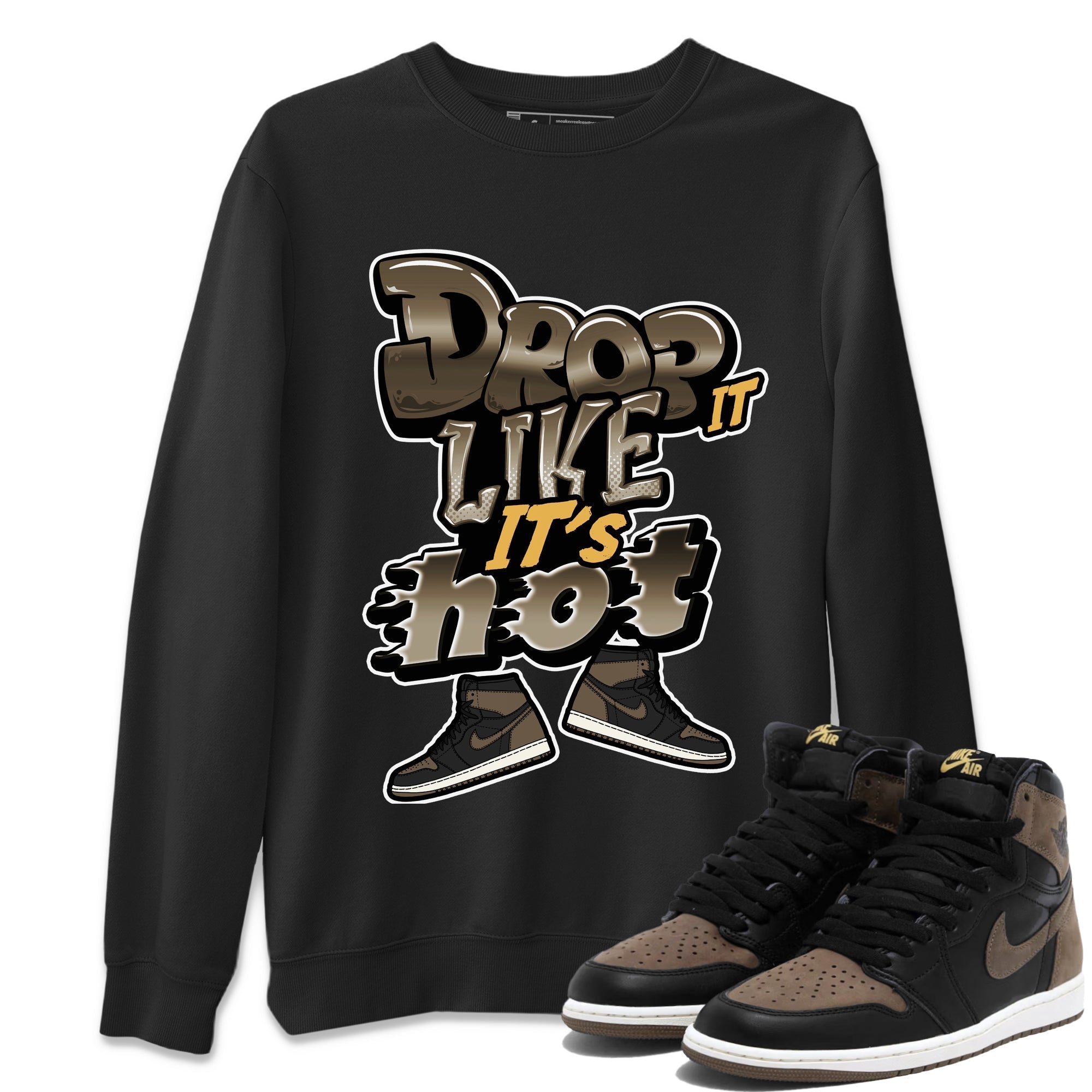 Drop It Like It's Hot snkmatch Tee - Air Jordan 1 Palomino