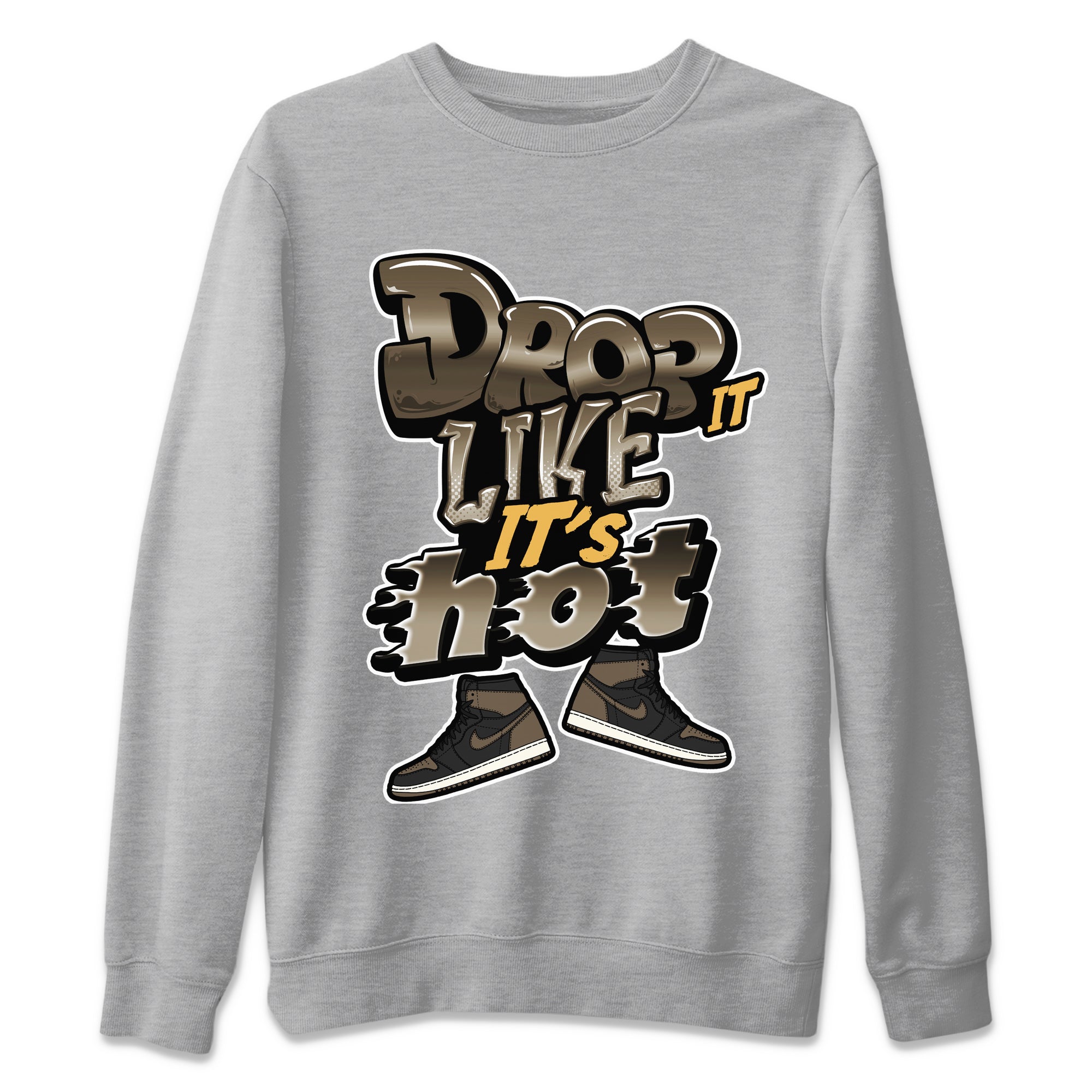 Drop It Like It's Hot snkmatch Tee - Air Jordan 1 Palomino