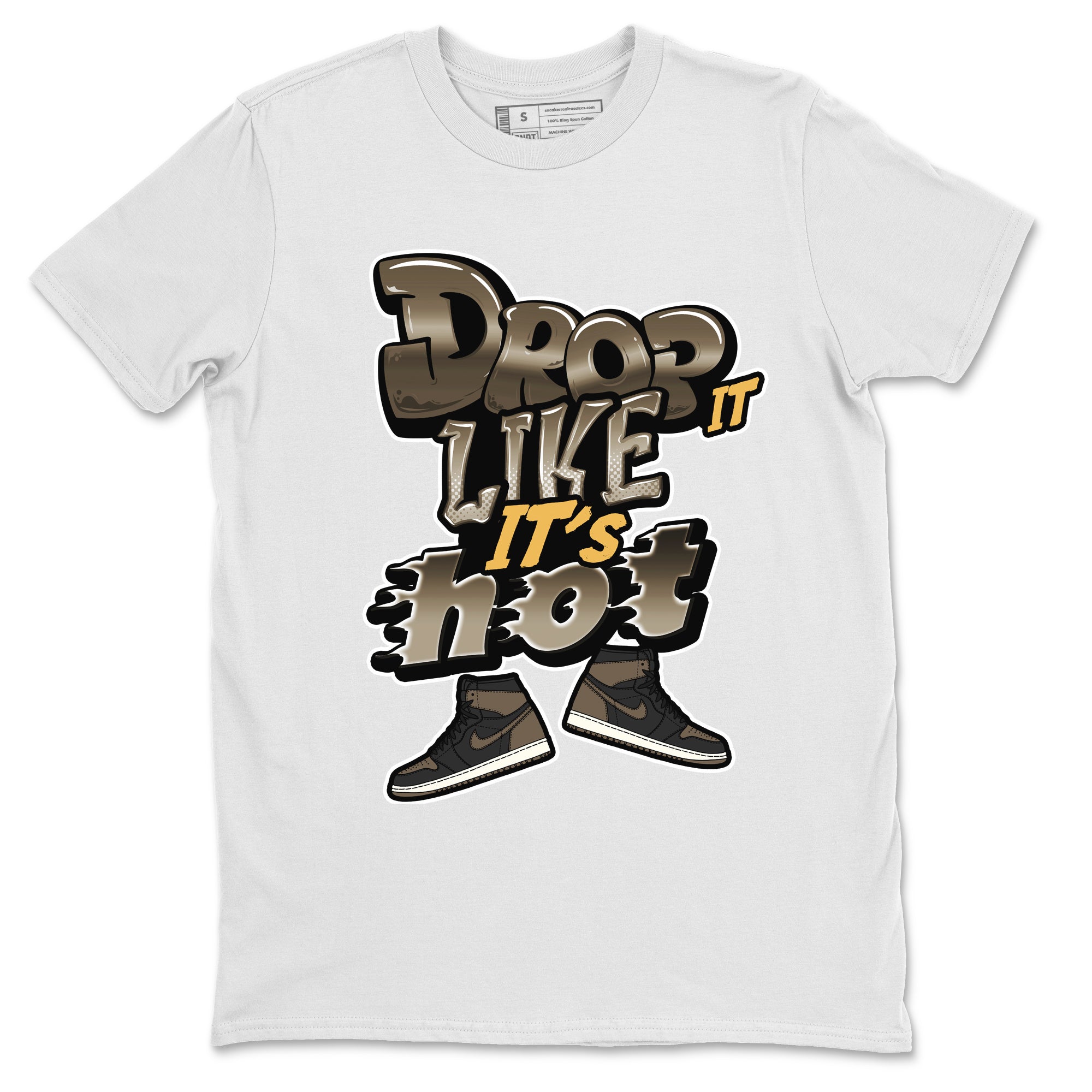 Drop It Like It's Hot snkmatch Tee - Air Jordan 1 Palomino