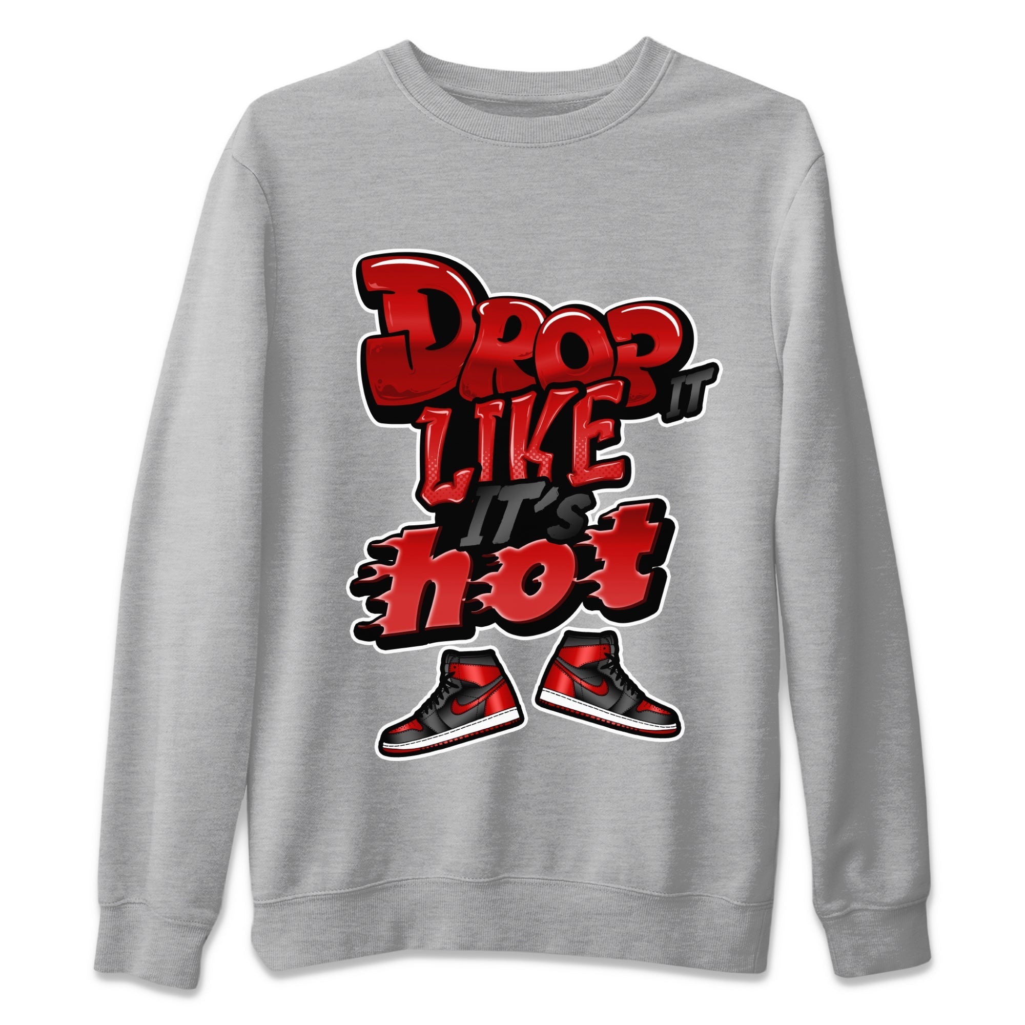 Drop It Like It's Hot snkmatch Tee - Air Jordan 1 Satin Bred