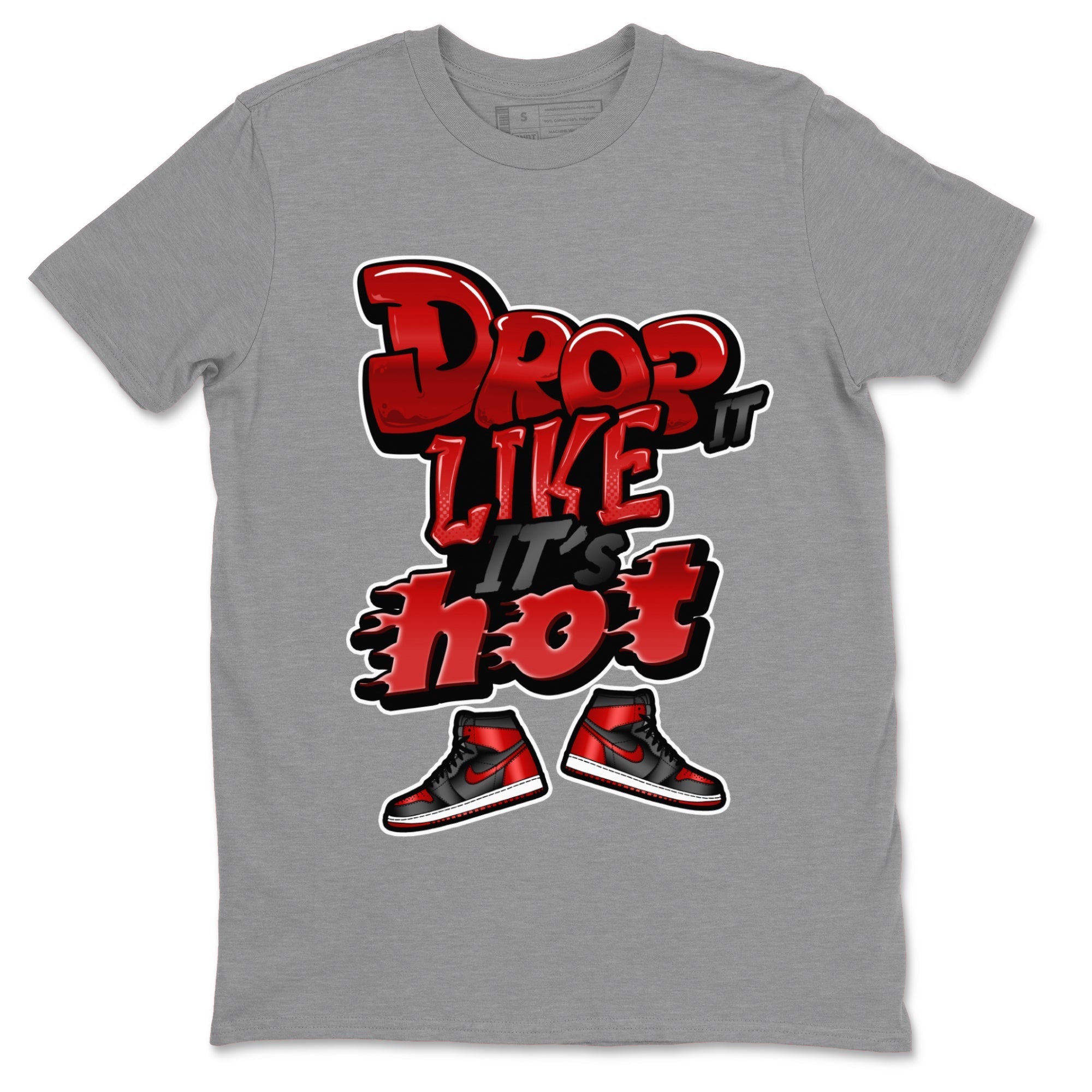 Drop It Like It's Hot snkmatch Tee - Air Jordan 1 Satin Bred