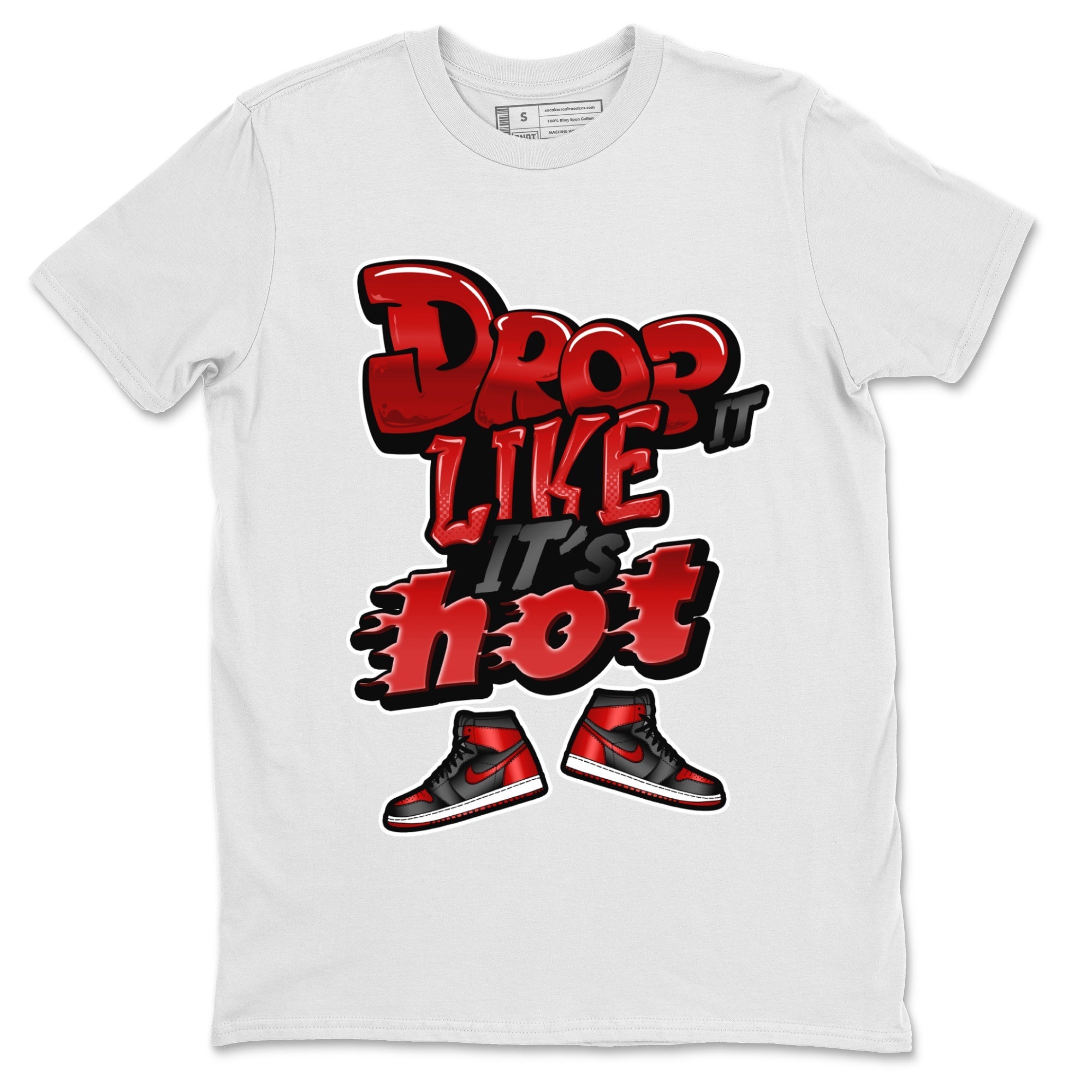 Drop It Like It's Hot snkmatch Tee - Air Jordan 1 Satin Bred
