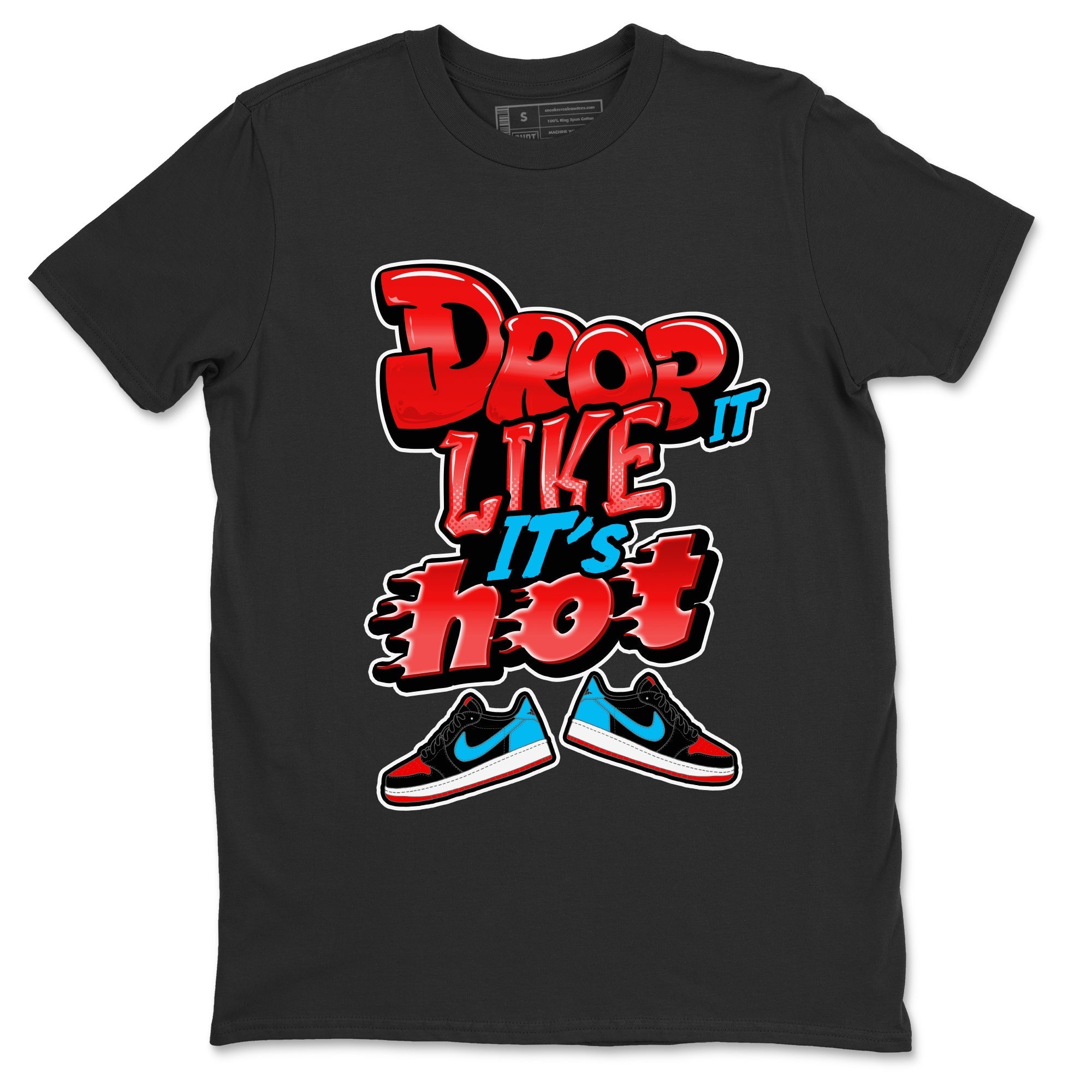 Drop It Like It's Hot snkmatch Tee - Air Jordan 1 UNC to Chicago
