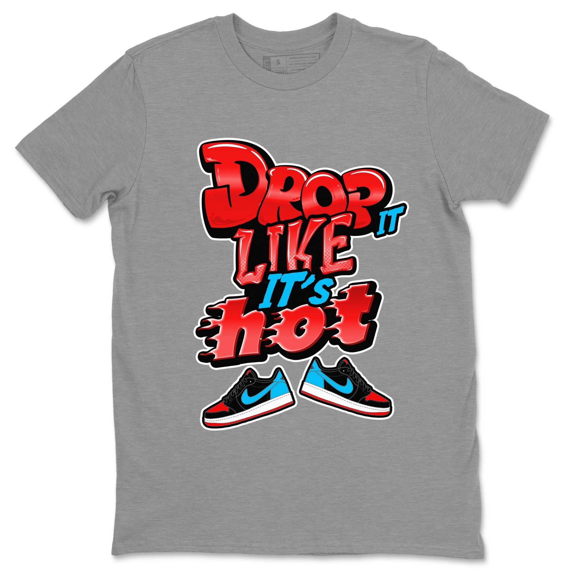 Drop It Like It's Hot snkmatch Tee - Air Jordan 1 UNC to Chicago