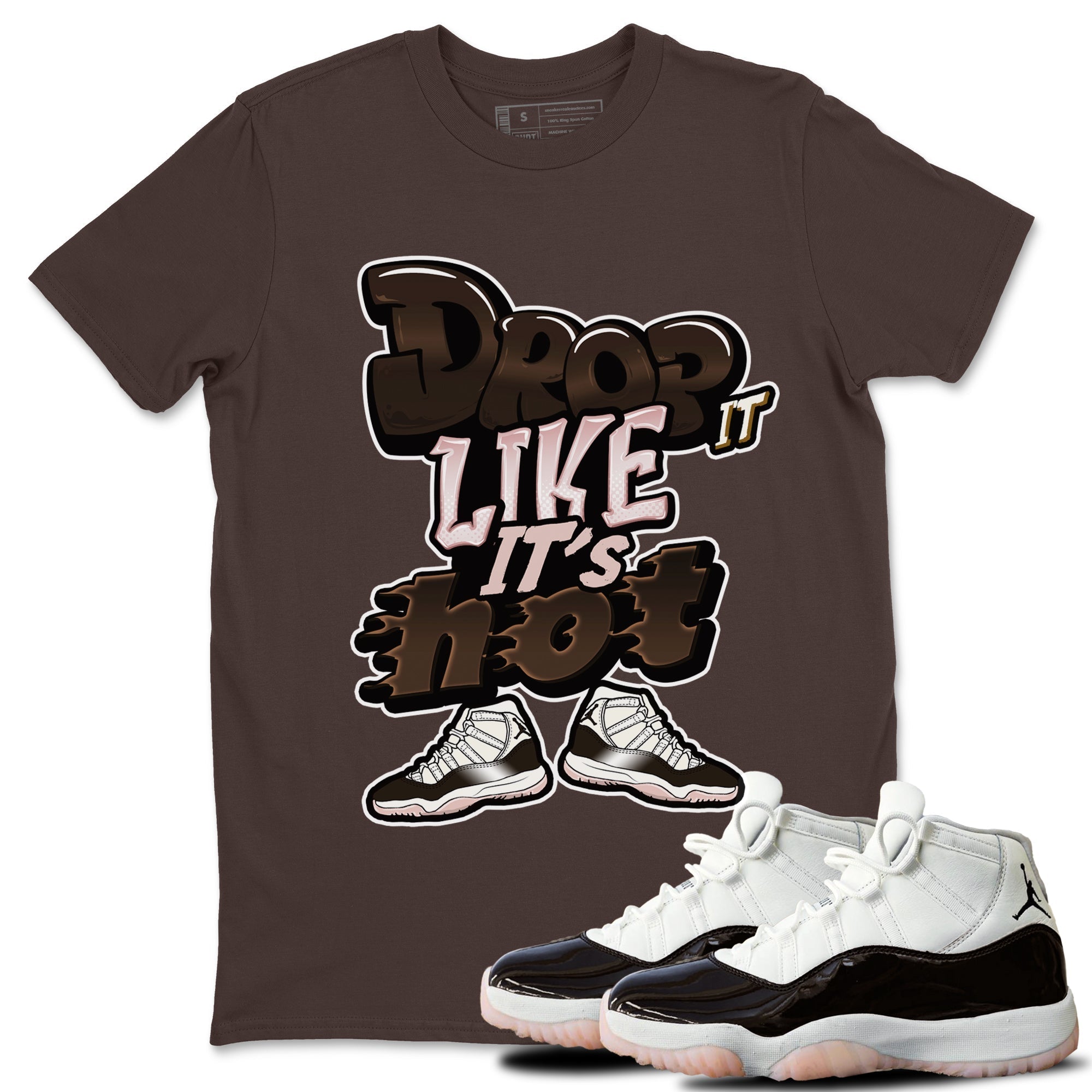 Drop It Like It's Hot snkmatch Tee - Air Jordan 11 Neapolitan