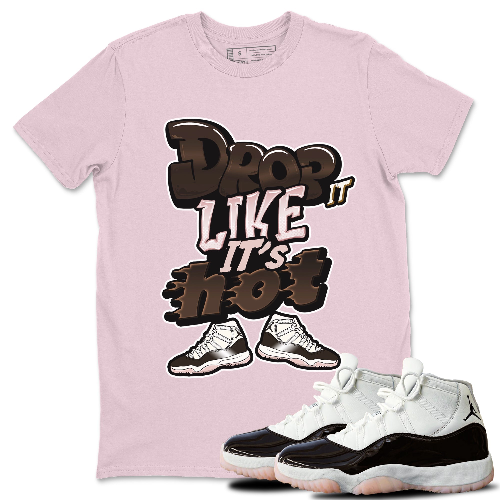 Drop It Like It's Hot snkmatch Tee - Air Jordan 11 Neapolitan