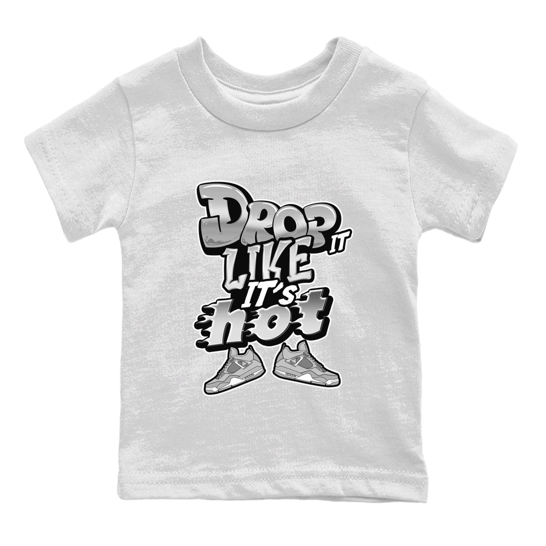 Drop It Like It's Hot snkmatch Tee Kids - Air Jordan 4 Frozen Moments