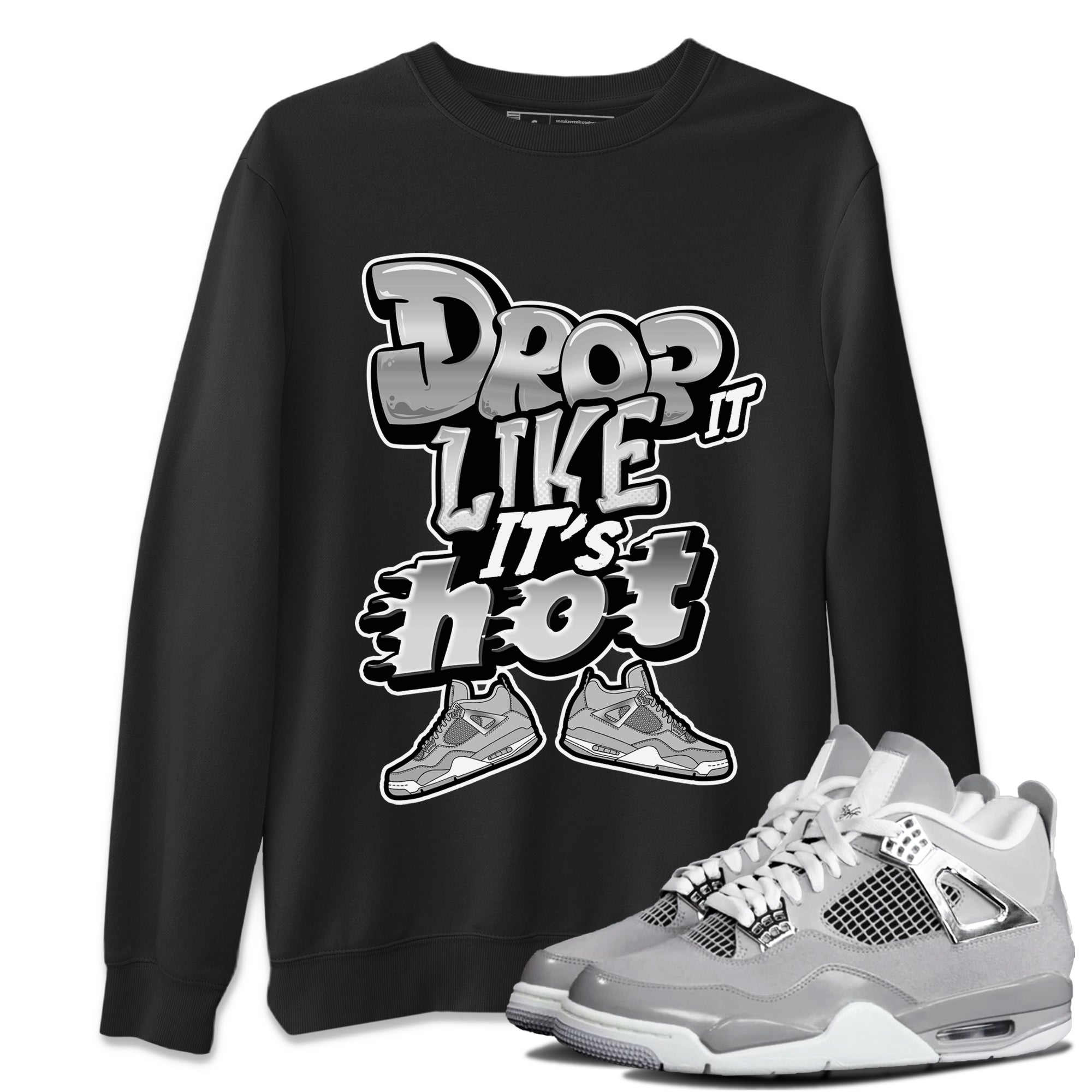 Drop It Like It's Hot snkmatch Tee - Air Jordan 4 Frozen Moments