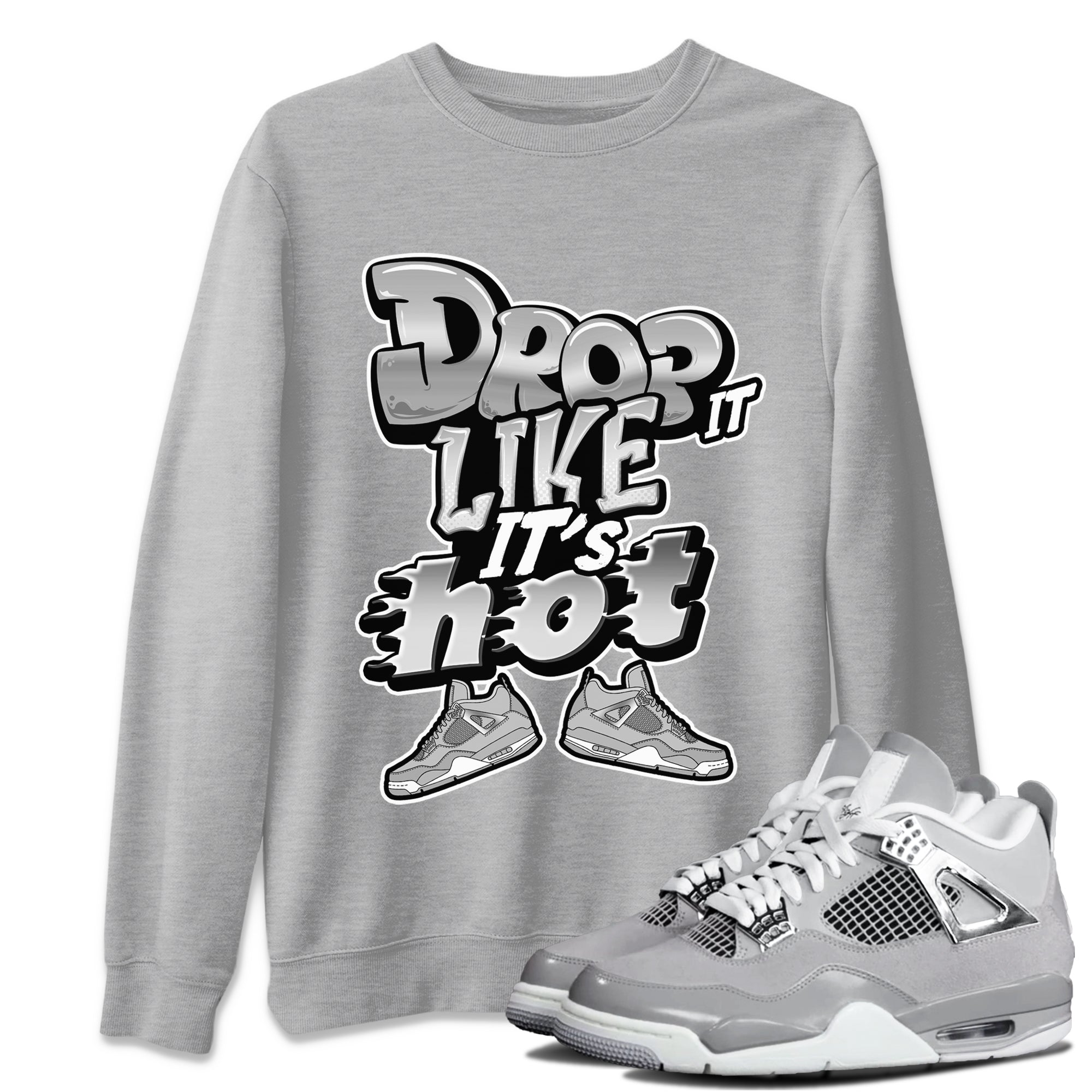 Drop It Like It's Hot snkmatch Tee - Air Jordan 4 Frozen Moments