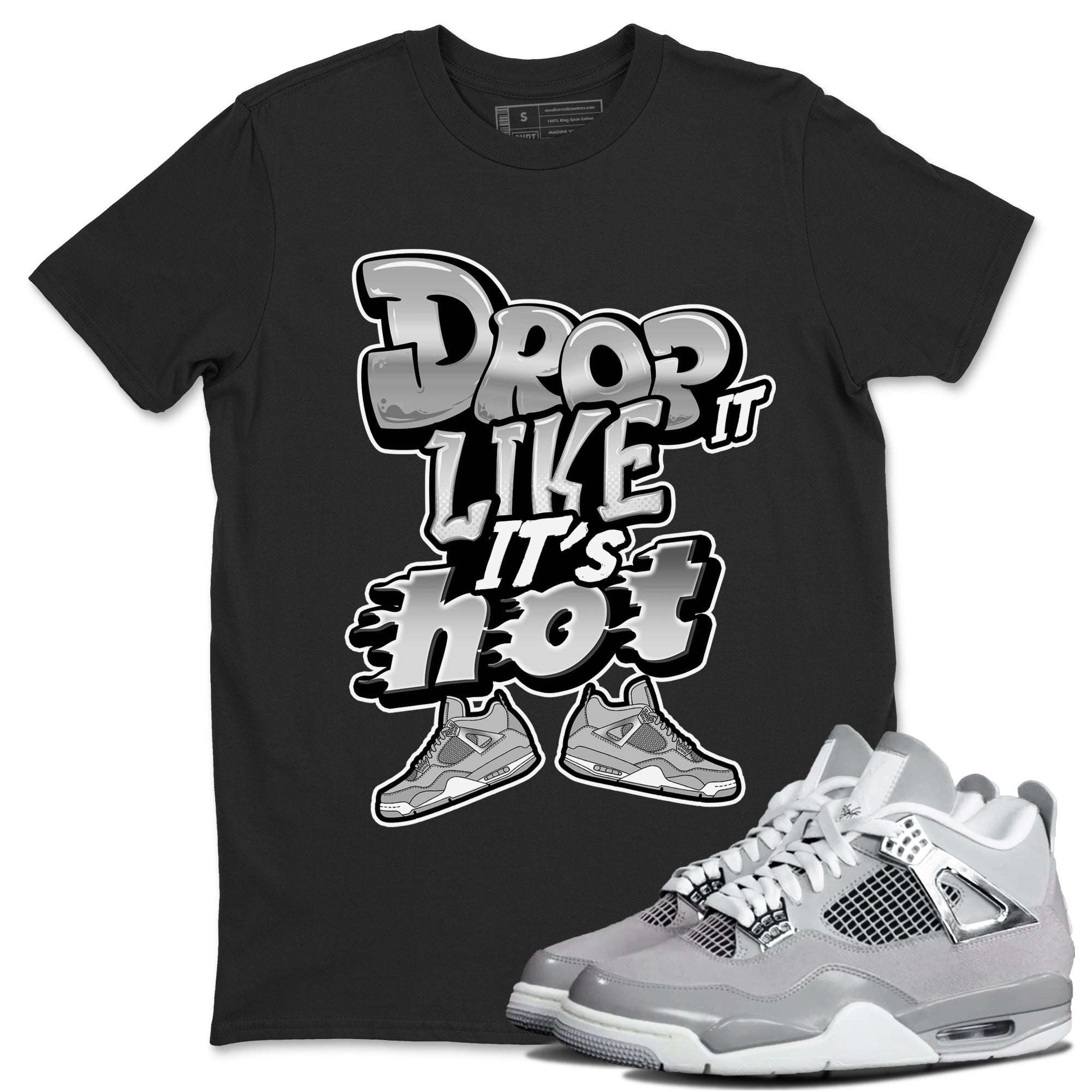 Drop It Like It's Hot snkmatch Tee - Air Jordan 4 Frozen Moments