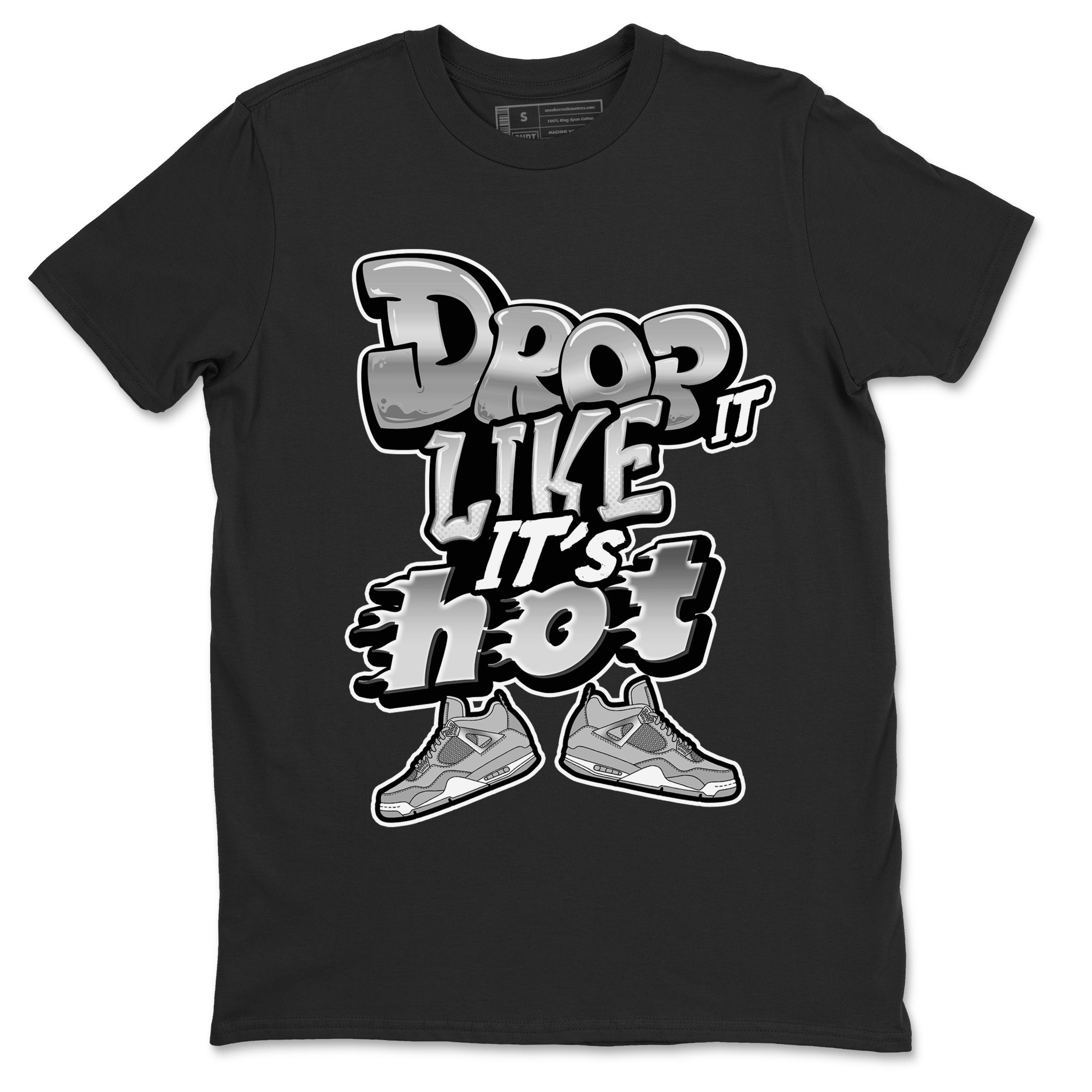 Drop It Like It's Hot snkmatch Tee - Air Jordan 4 Frozen Moments