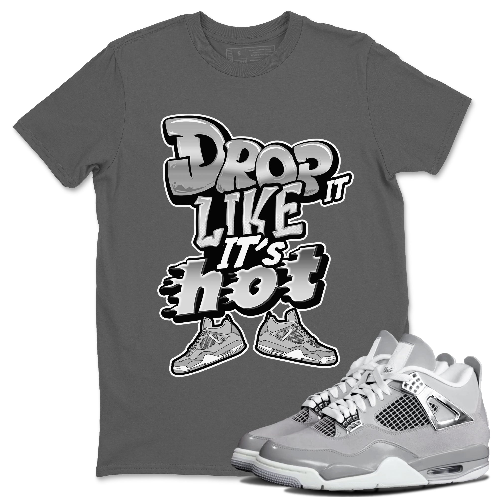 Drop It Like It's Hot snkmatch Tee - Air Jordan 4 Frozen Moments