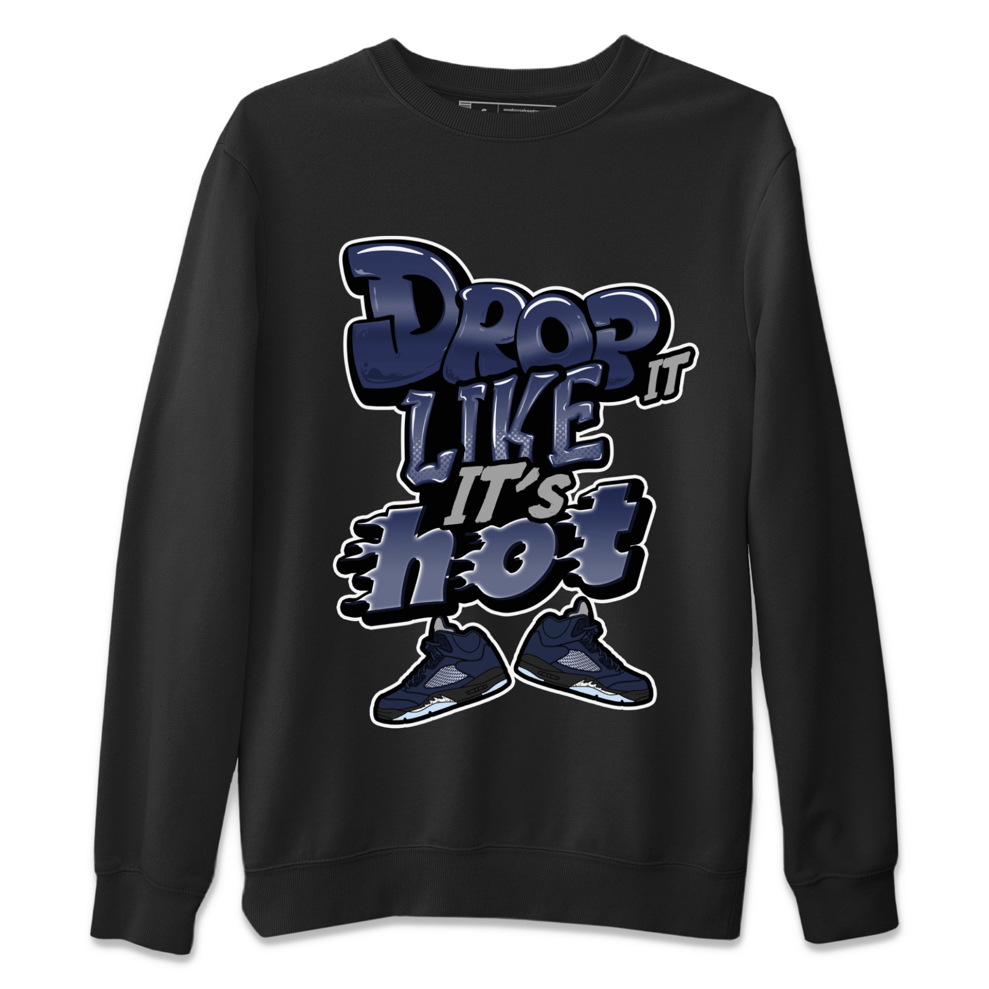 Drop It Like It's Hot snkmatch Tee - Air Jordan 5 Georgetown