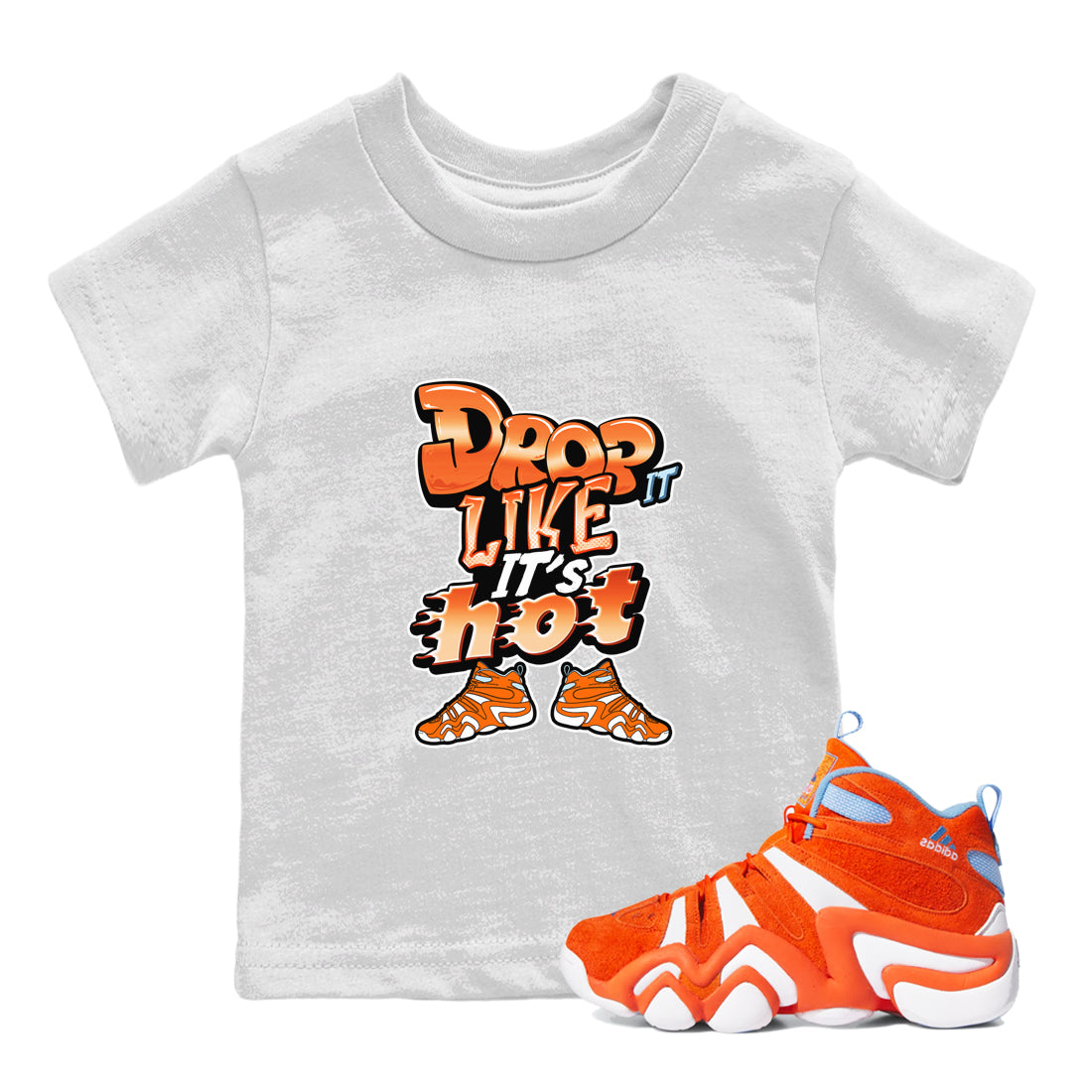 Drop It Like It's Hot snkmatch Tee Kids - Crazy 8 Team Orange