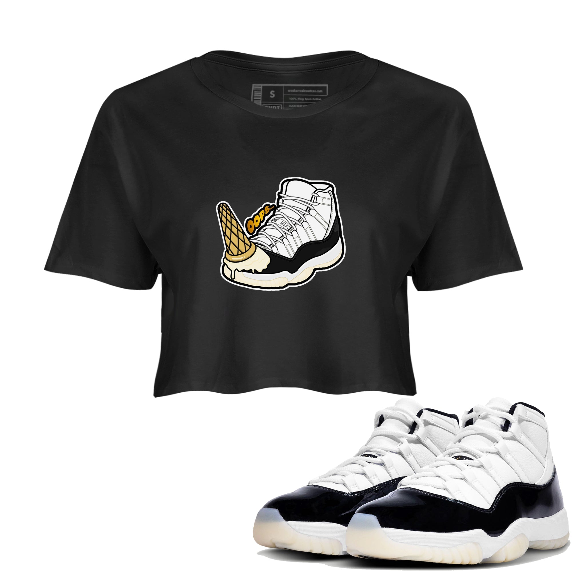 Dropped Ice Cream snkmatch Women's Top - Air Jordan 11 Gratitude