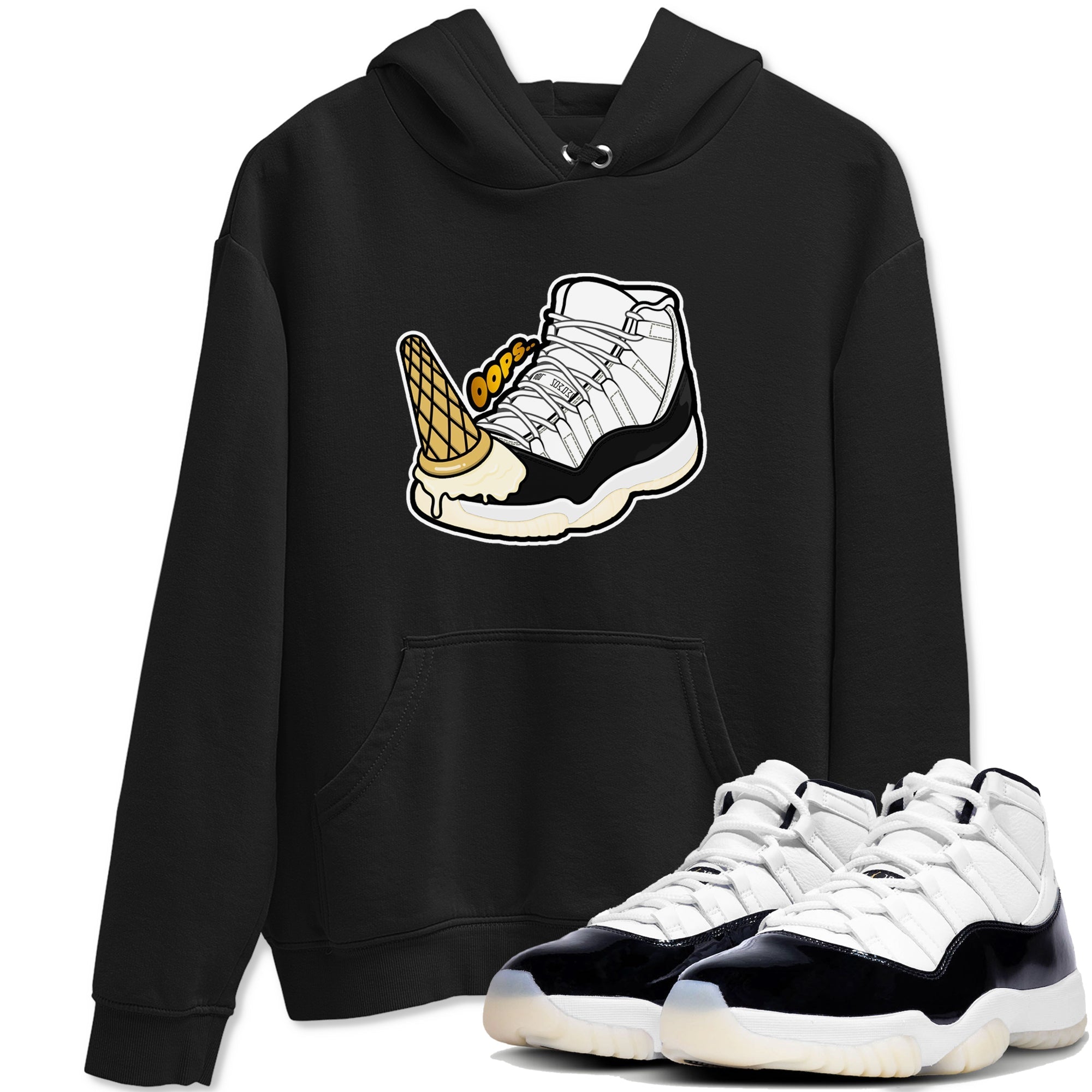 Dropped Ice Cream snkmatch Tees - Air Jordan 11 Gratitude