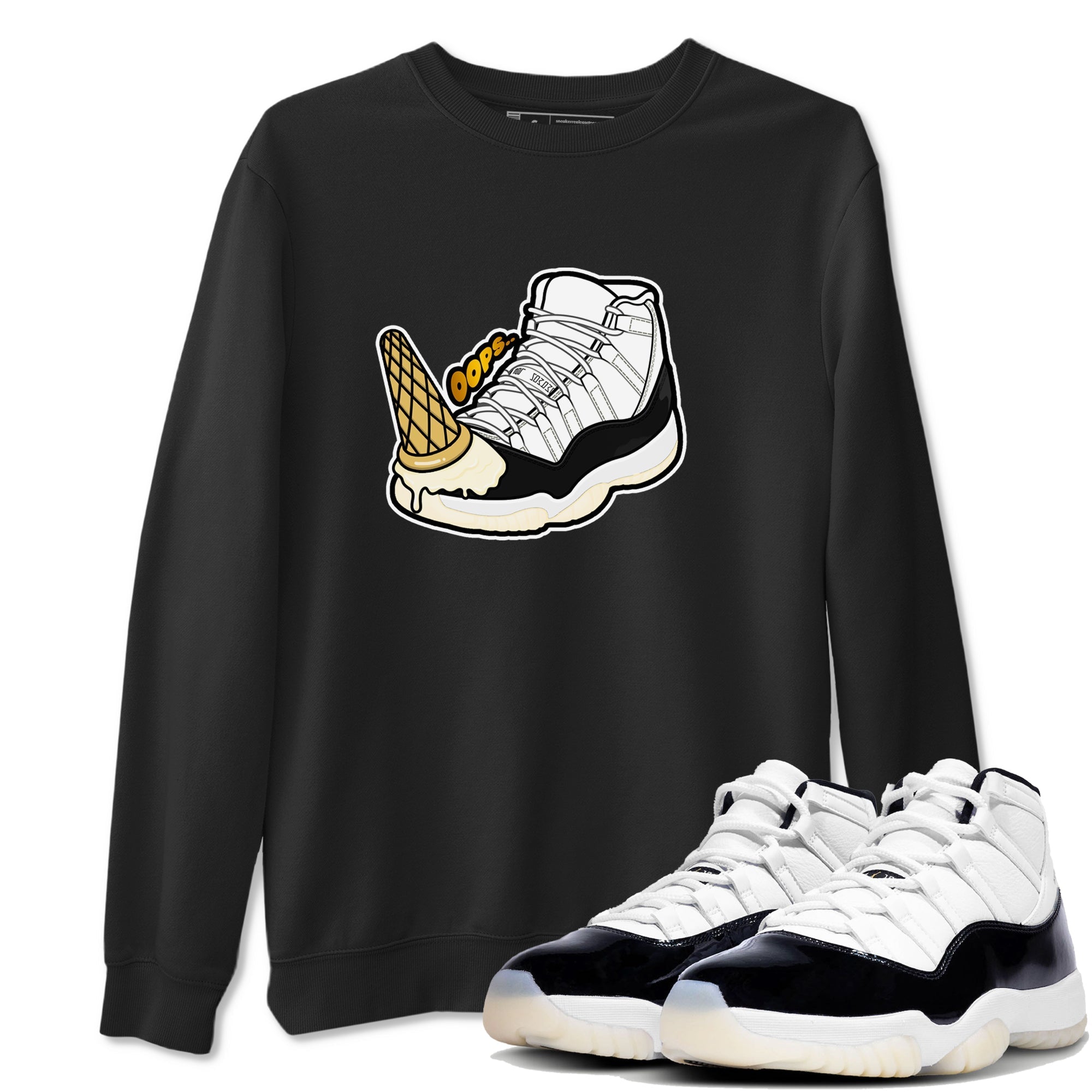 Dropped Ice Cream snkmatch Tees - Air Jordan 11 Gratitude