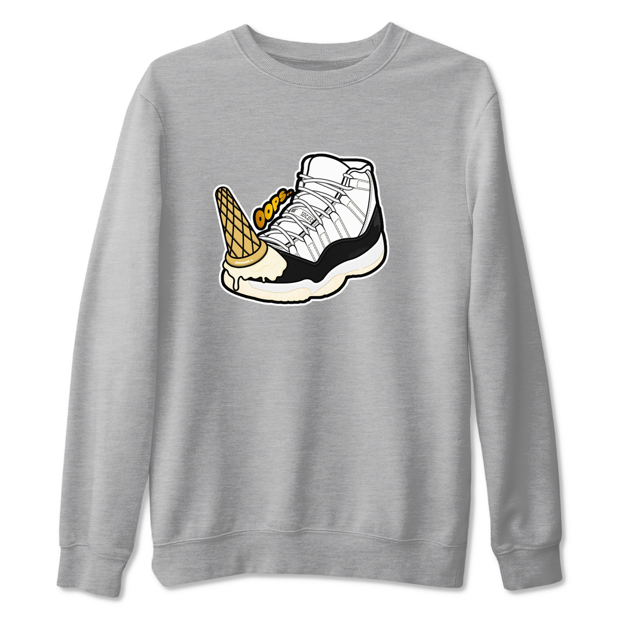 Dropped Ice Cream snkmatch Tees - Air Jordan 11 Gratitude
