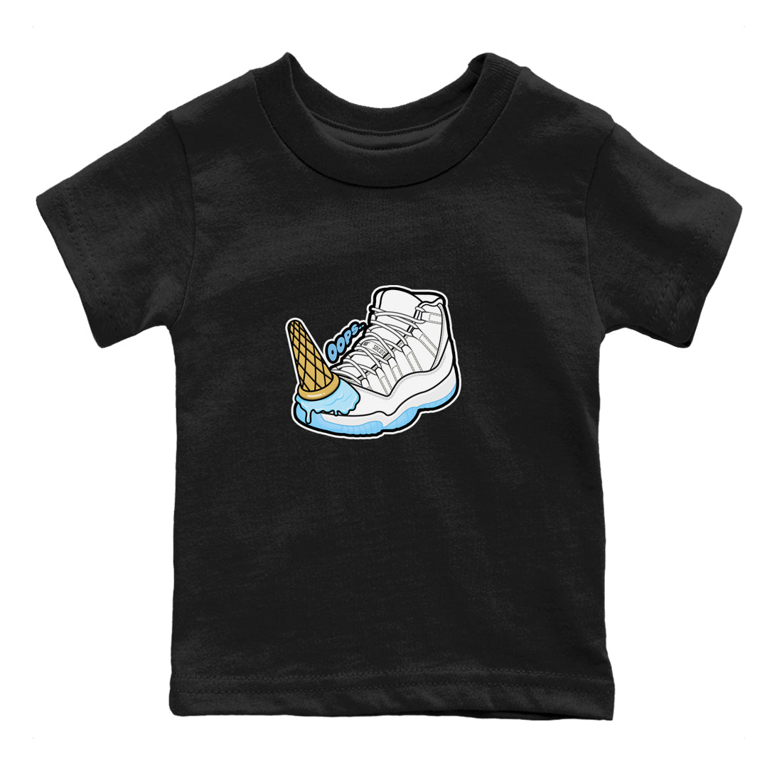 Dropped Ice Cream snkmatch Tees Kids - Air Jordan 11 Legend Blue