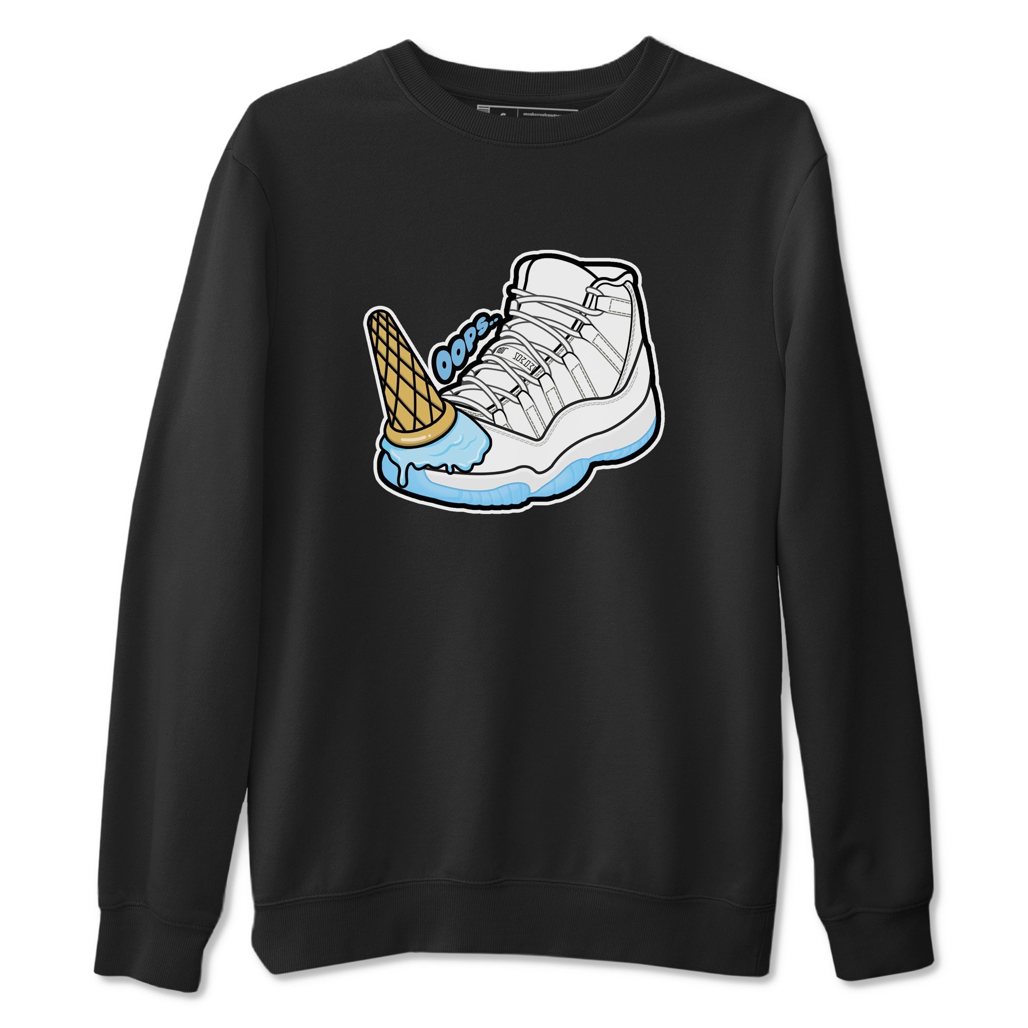 Dropped Ice Cream snkmatch Tees - Air Jordan 11 Legend Blue