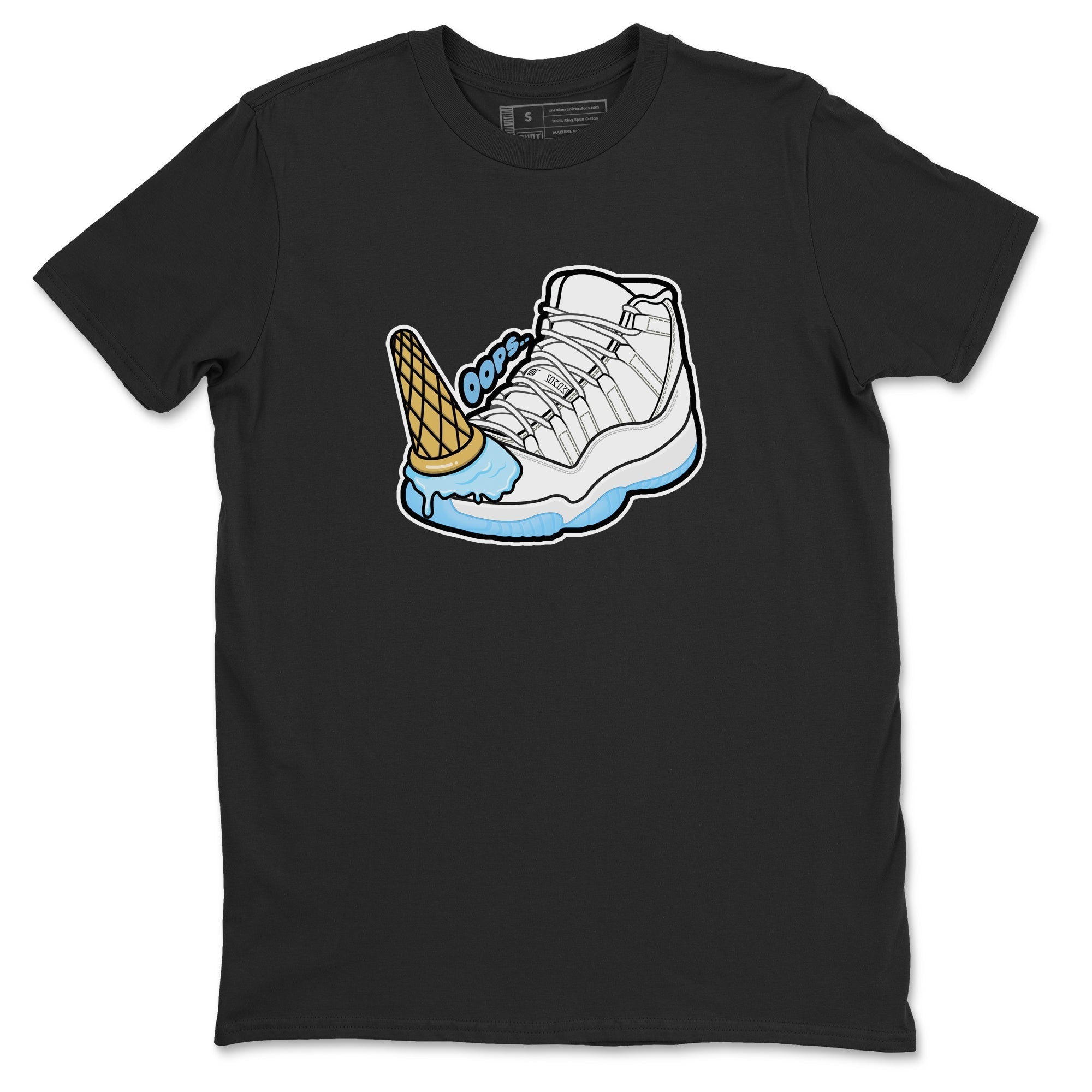 Dropped Ice Cream snkmatch Tees - Air Jordan 11 Legend Blue