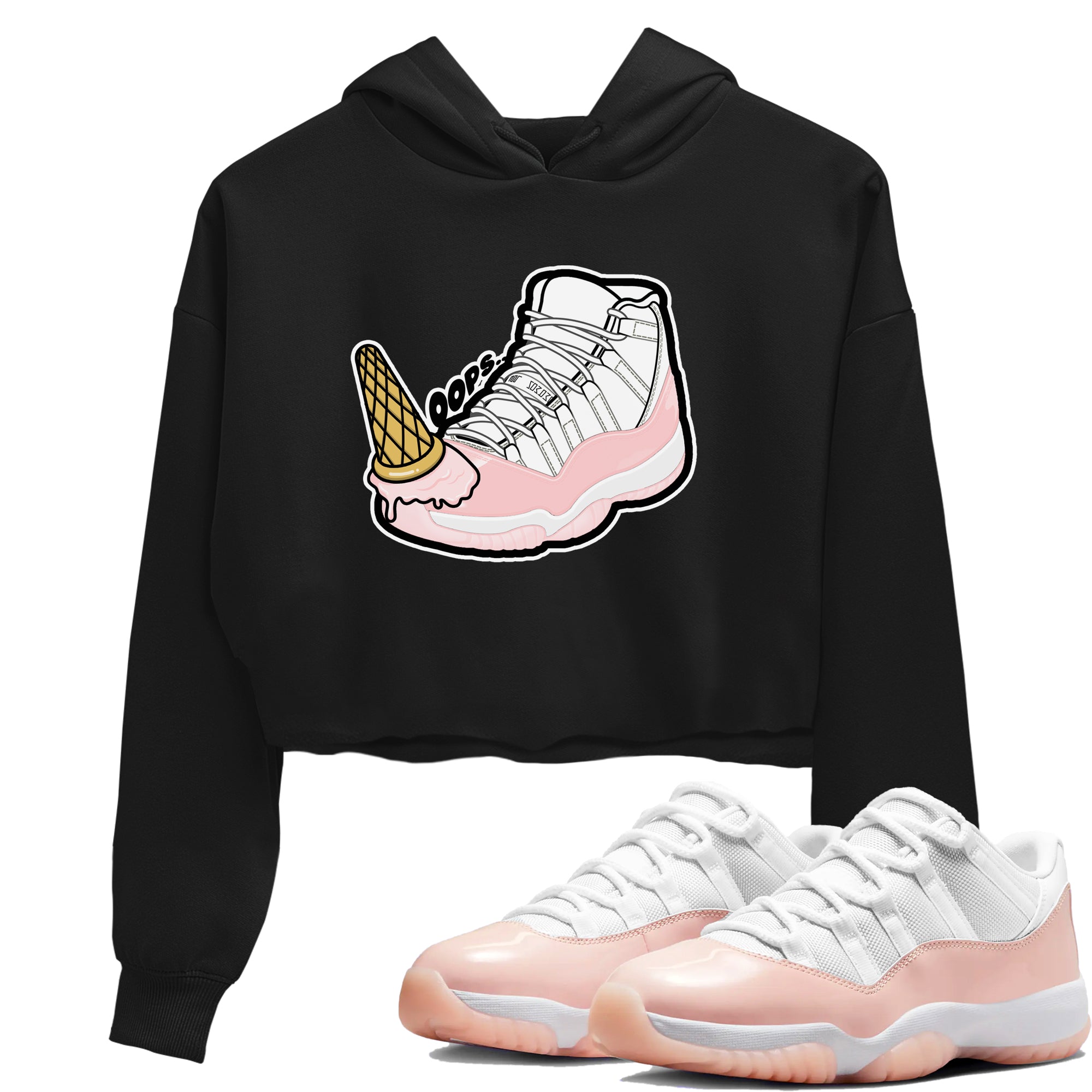 Dropped Ice Cream snkmatch Women's Top - Air Jordan 11 Legend Pink