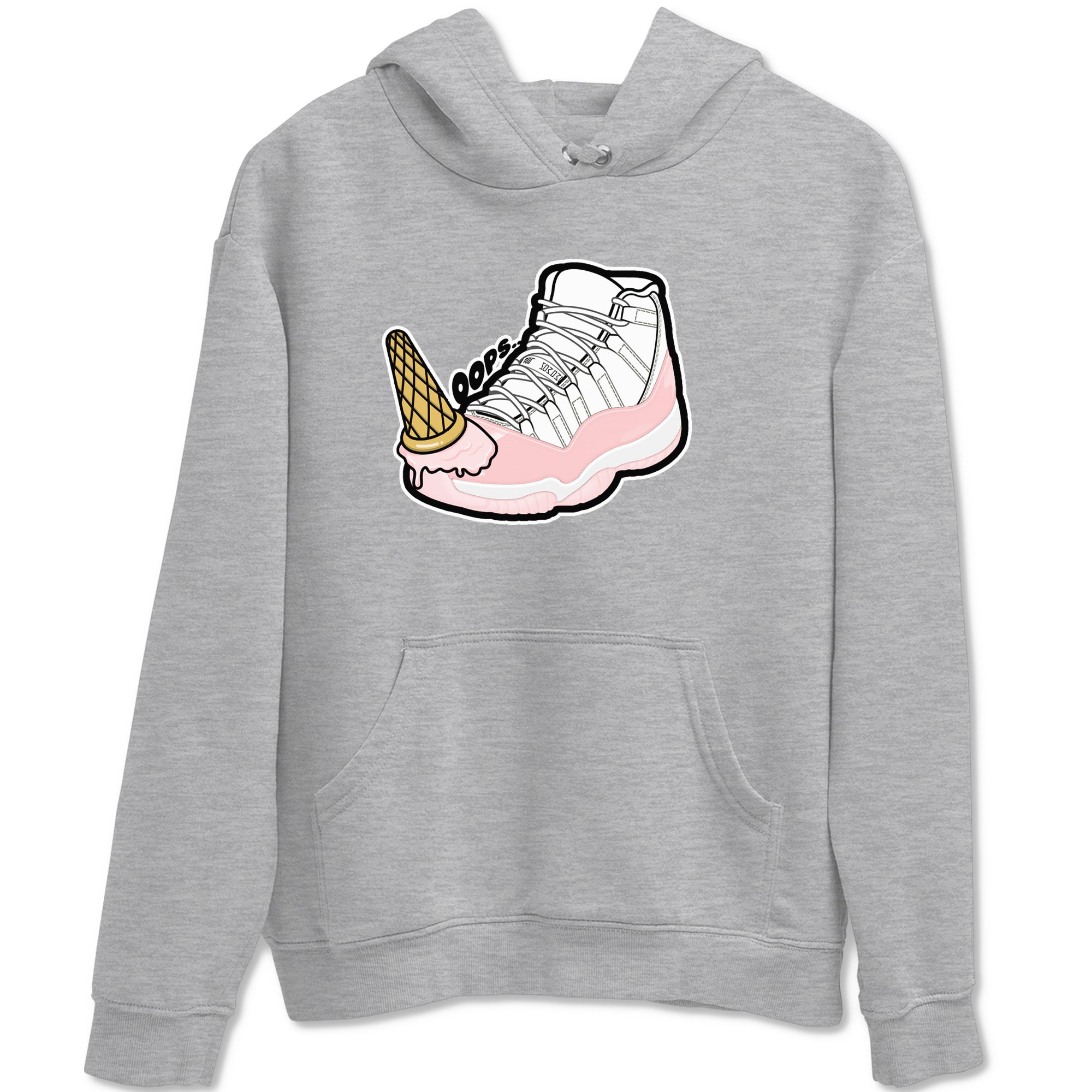 Dropped Ice Cream snkmatch Tees - Air Jordan 11 Legend Pink