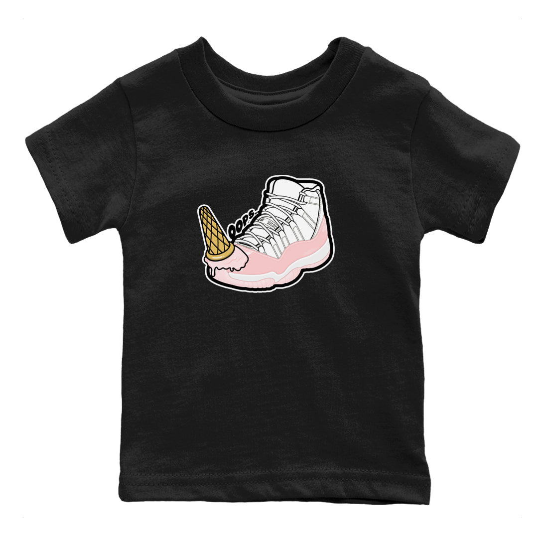 Dropped Ice Cream snkmatch Tees Kids - Air Jordan 11 Legend Pink