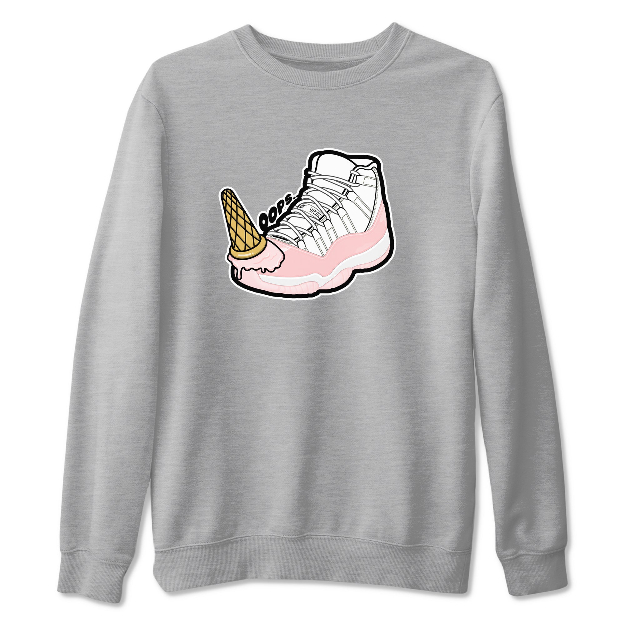 Dropped Ice Cream snkmatch Tees - Air Jordan 11 Legend Pink