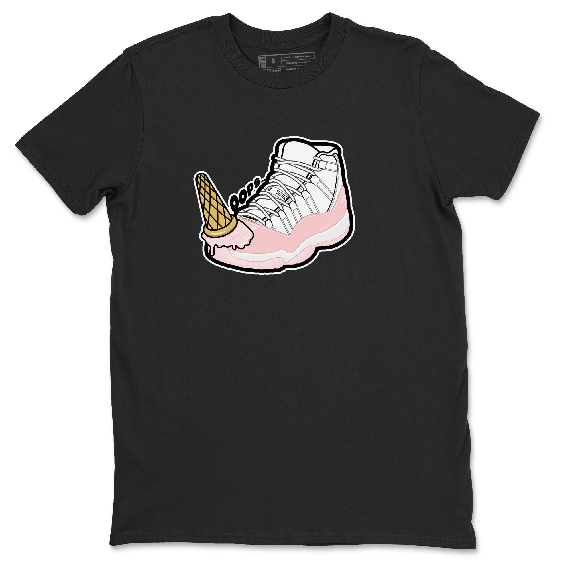 Dropped Ice Cream snkmatch Tees - Air Jordan 11 Legend Pink
