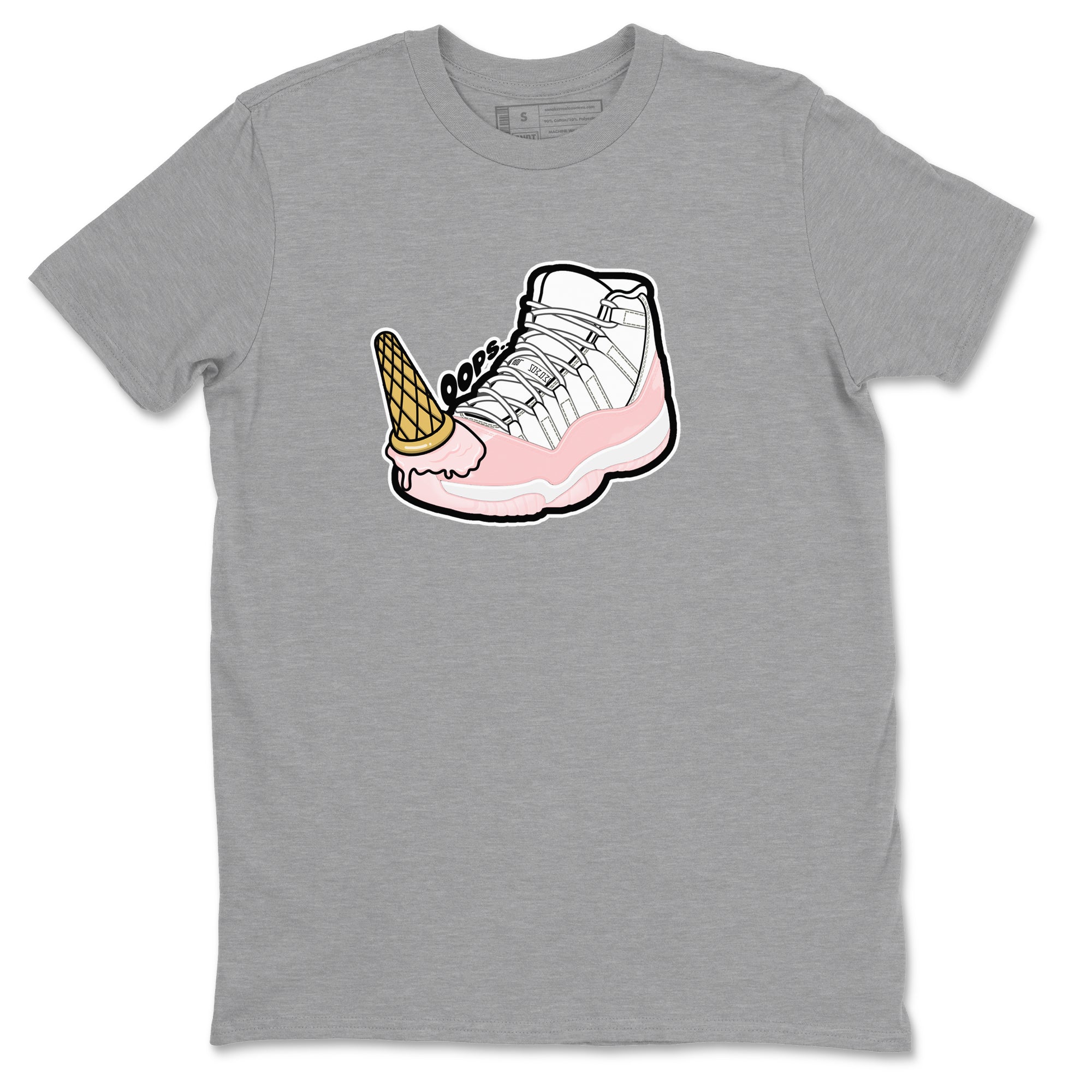 Dropped Ice Cream snkmatch Tees - Air Jordan 11 Legend Pink