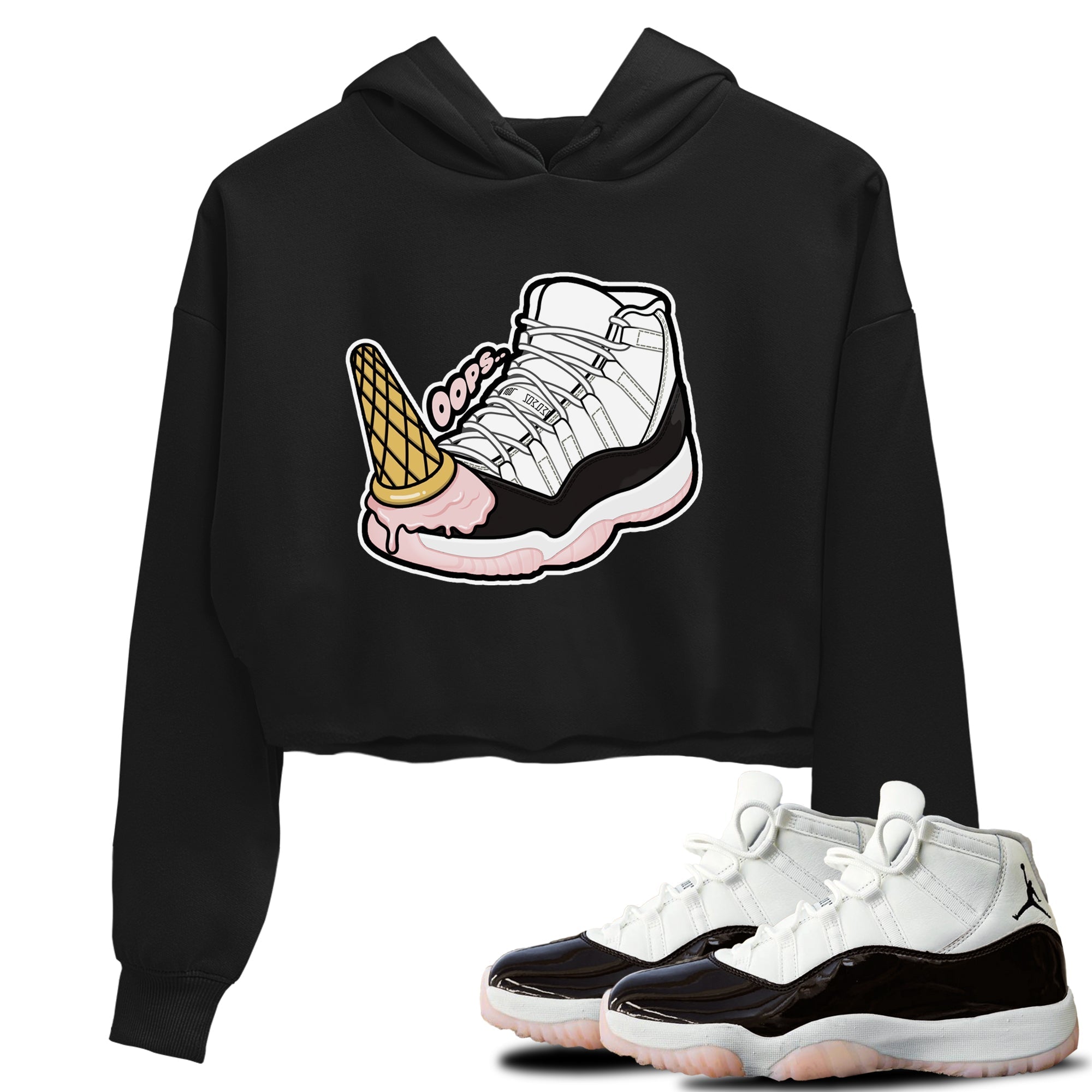 Dropped Ice Cream snkmatch Women's Top - Air Jordan 11 Neapolitan
