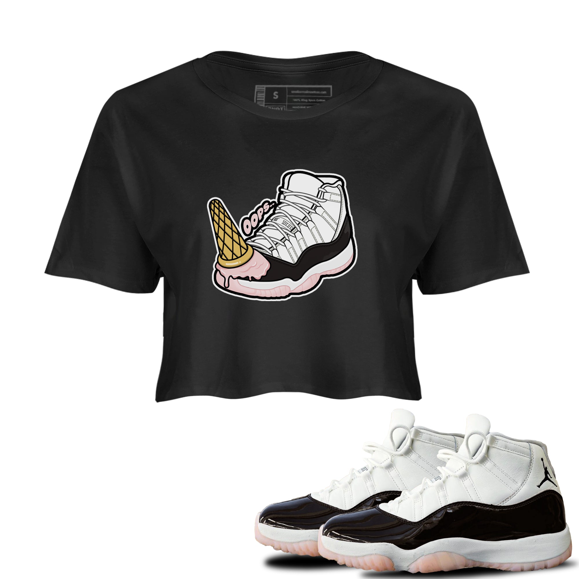 Dropped Ice Cream snkmatch Women's Top - Air Jordan 11 Neapolitan