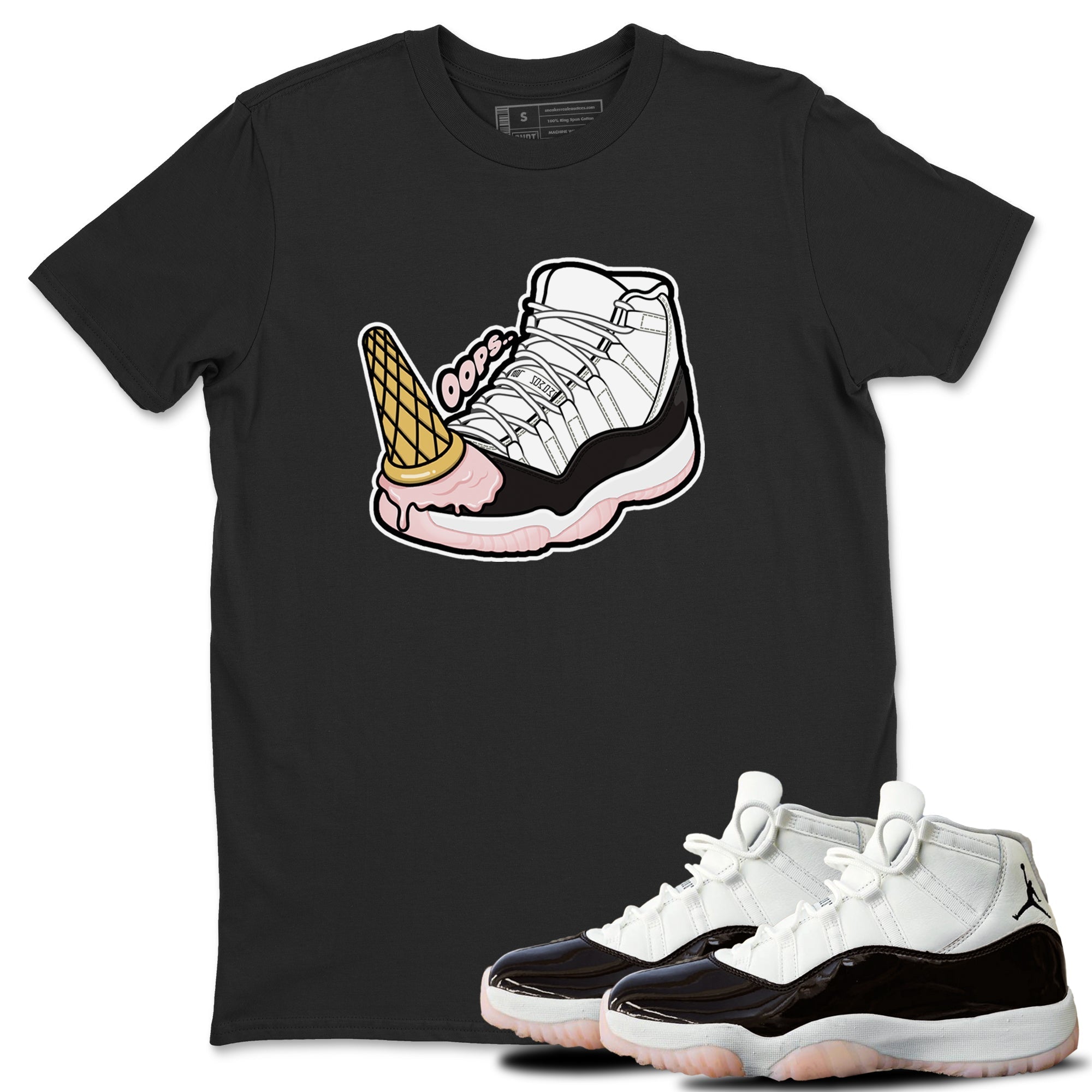 Dropped Ice Cream snkmatch Tee - Air Jordan 11 Neapolitan