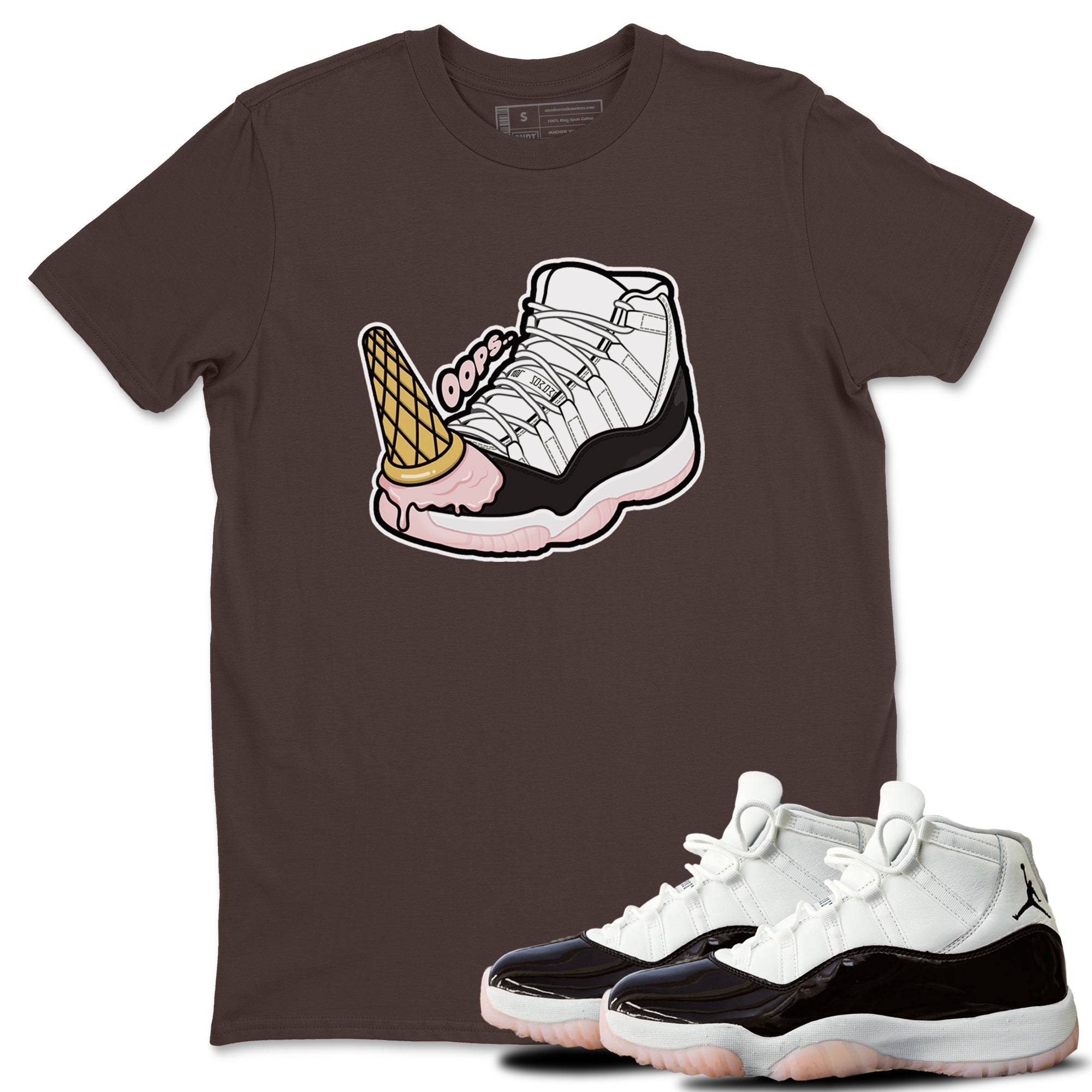Dropped Ice Cream snkmatch Tee - Air Jordan 11 Neapolitan