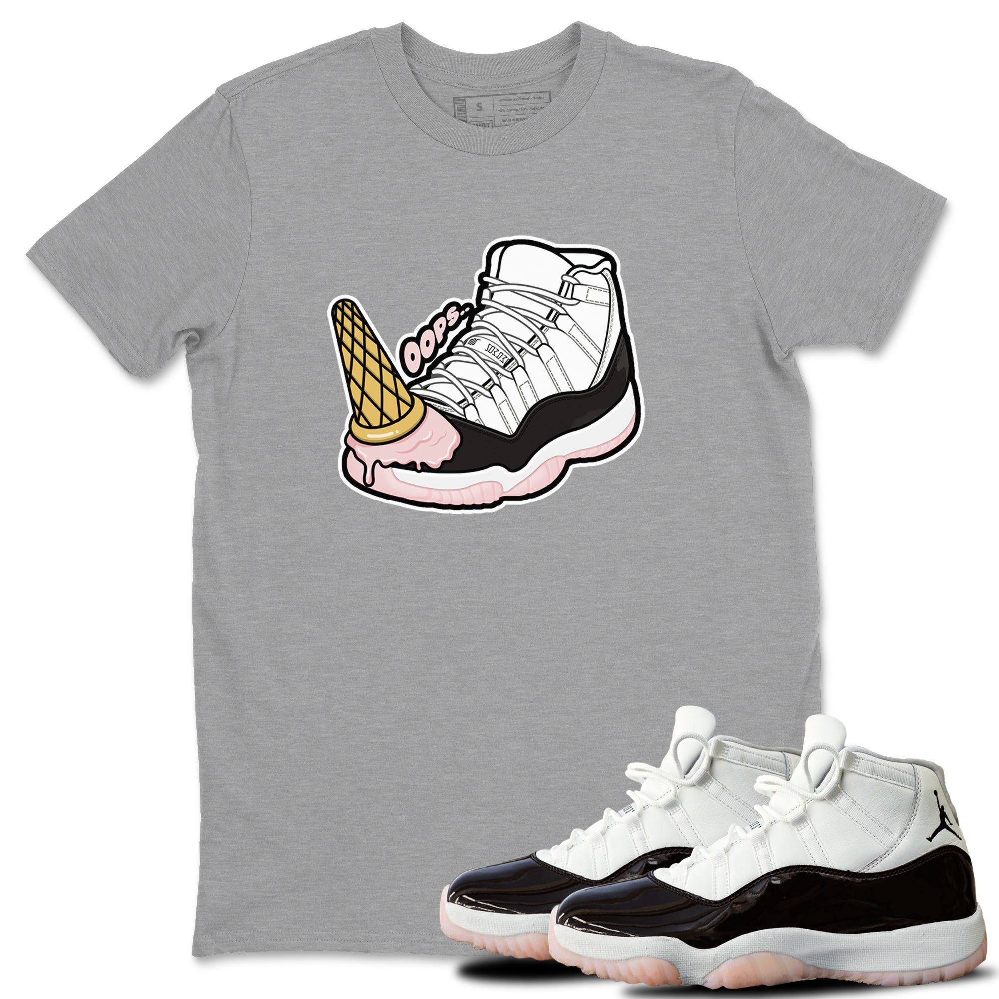 Dropped Ice Cream snkmatch Tee - Air Jordan 11 Neapolitan