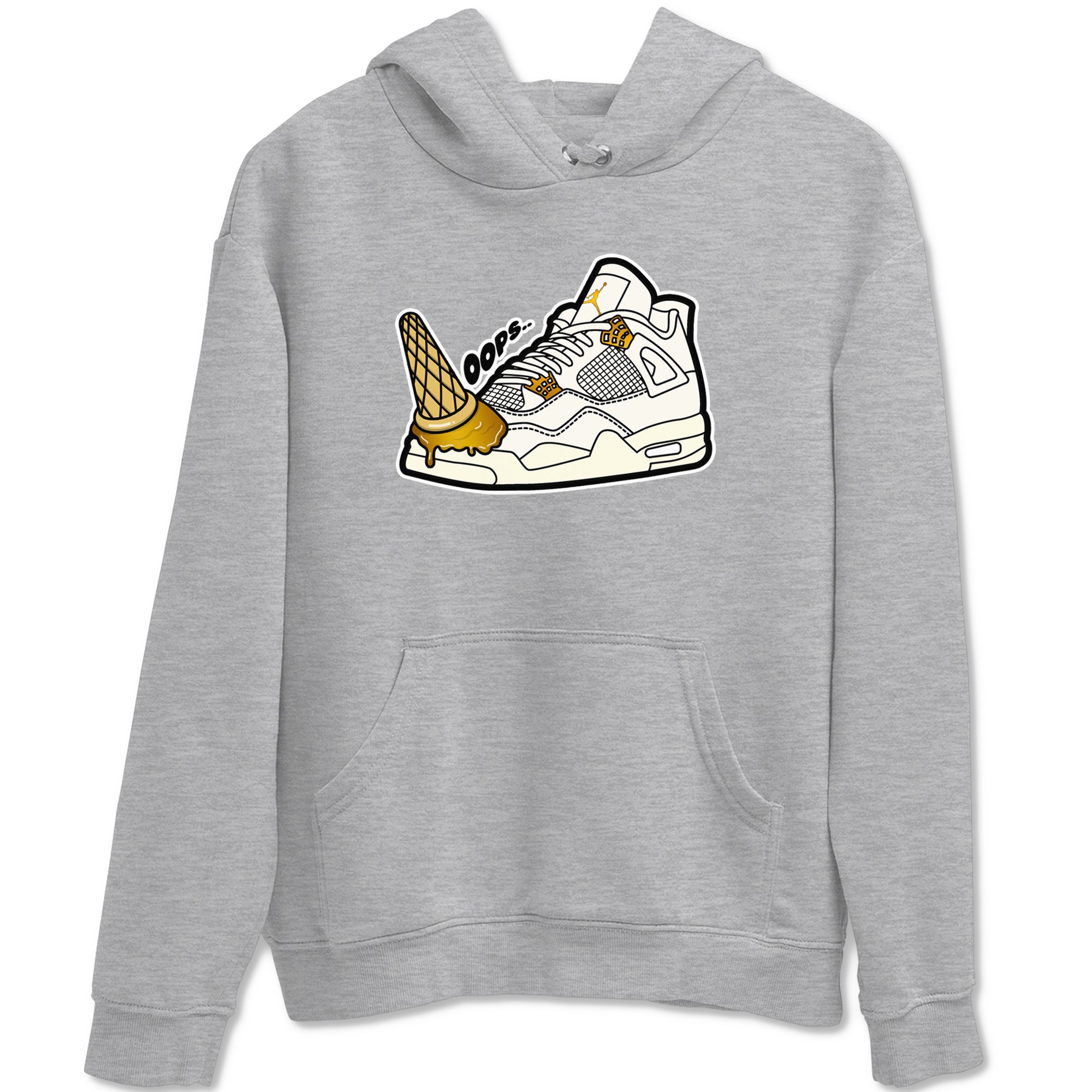 Dropped Ice Cream snkmatch Tees - Air Jordan 4 Sail 2024