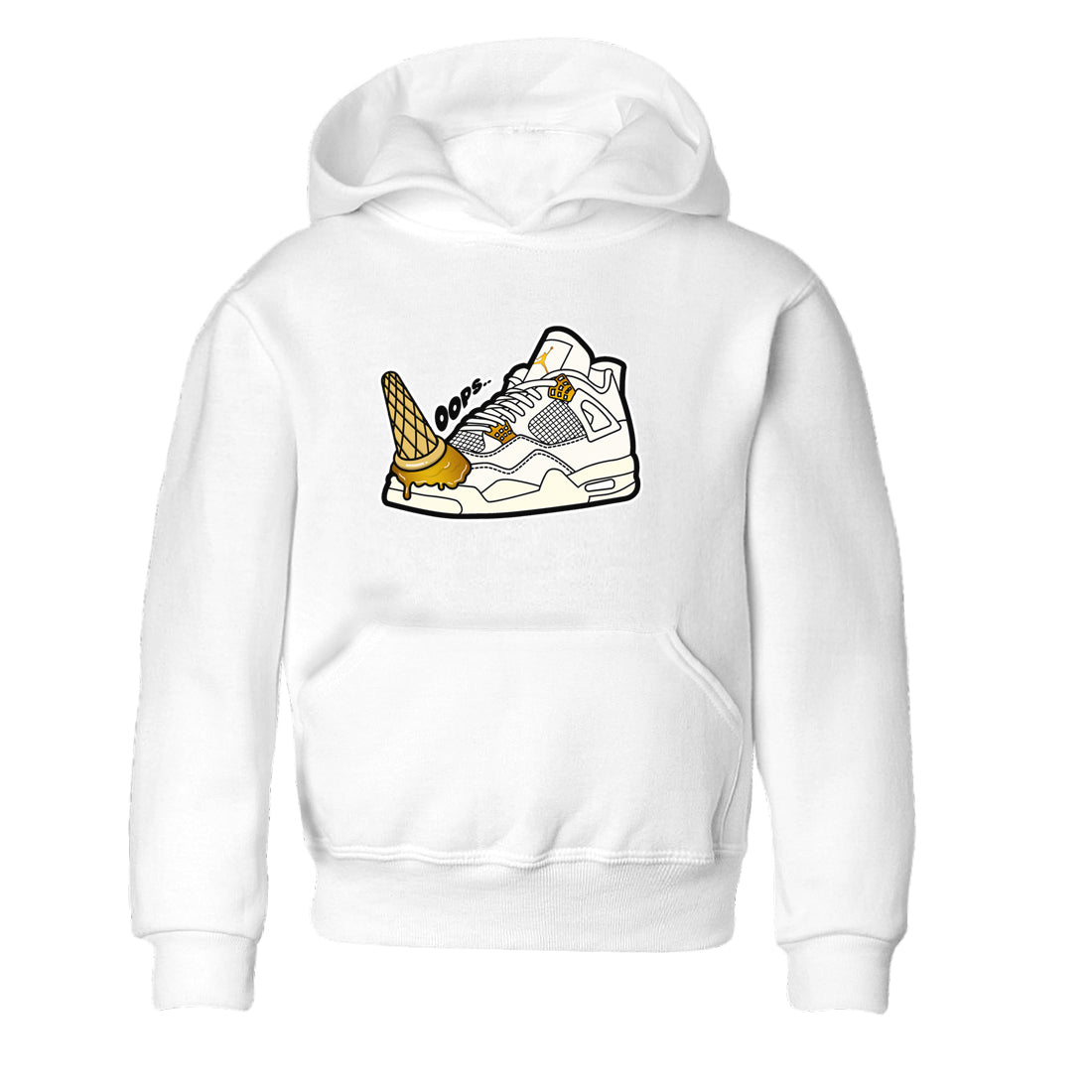 Dropped Ice Cream snkmatch Tees Kids - Air Jordan 4 Sail 2024