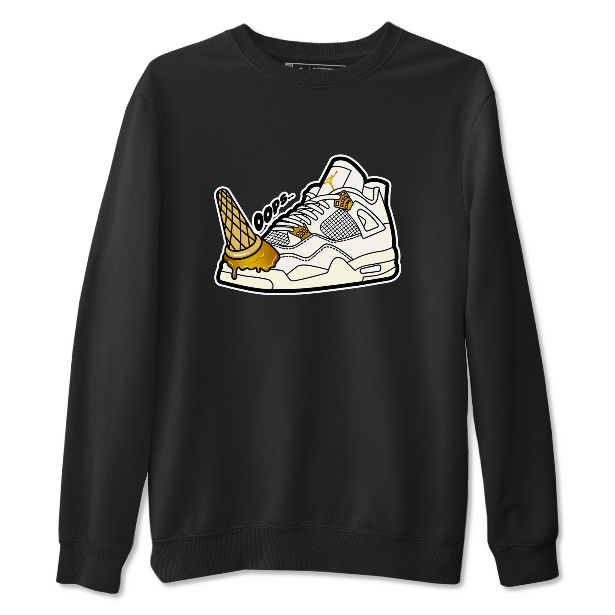Dropped Ice Cream snkmatch Tees - Air Jordan 4 Sail 2024