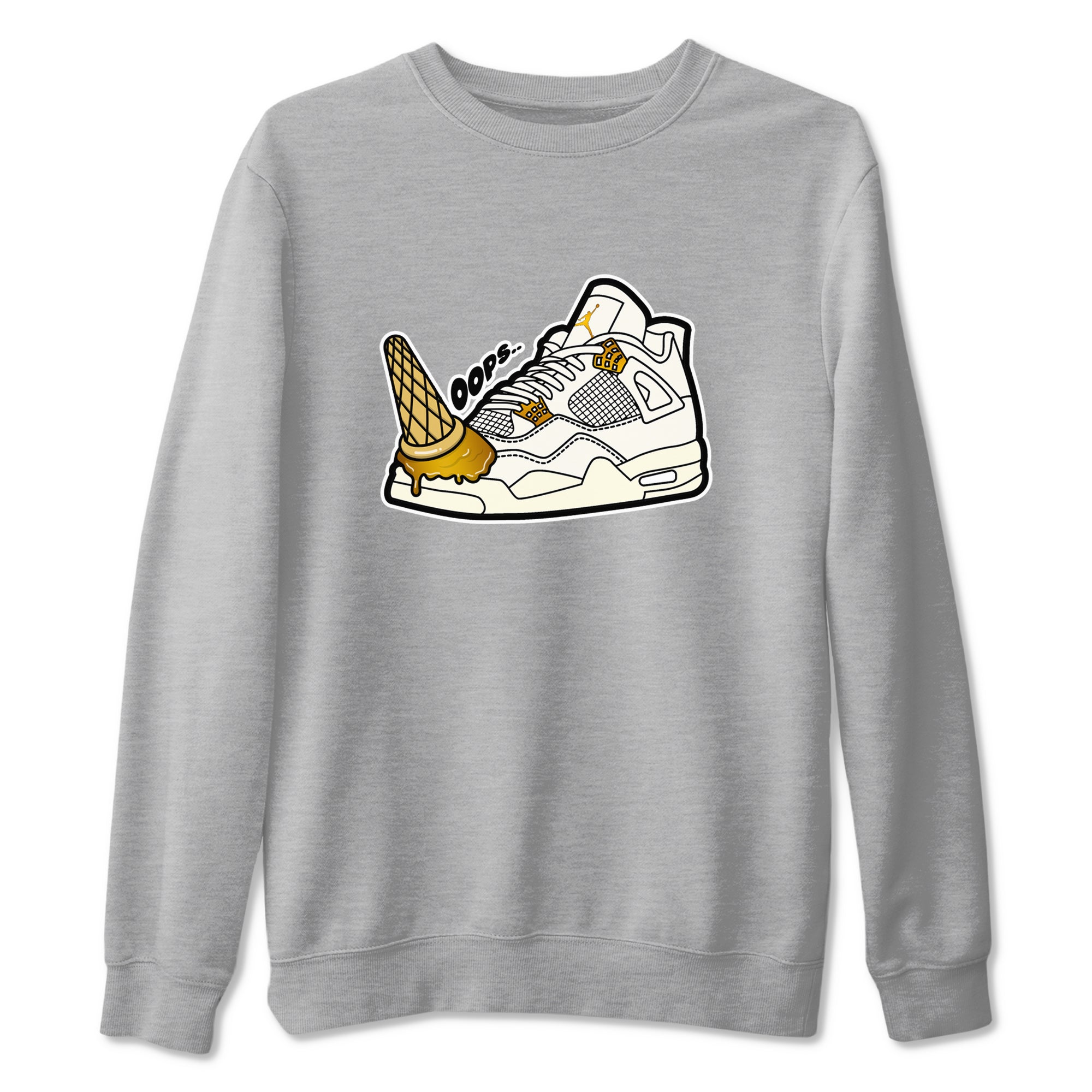 Dropped Ice Cream snkmatch Tees - Air Jordan 4 Sail 2024