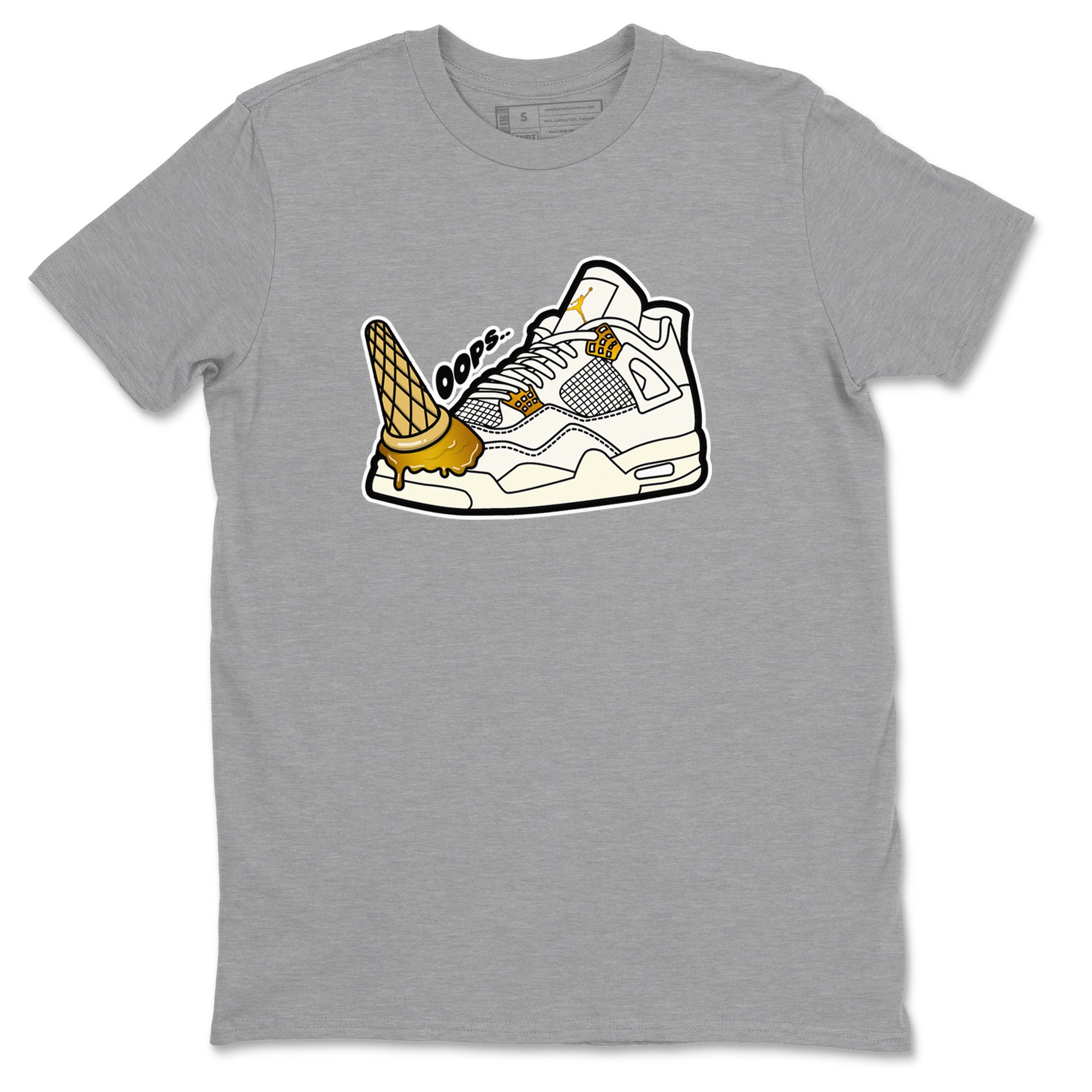 Dropped Ice Cream snkmatch Tees - Air Jordan 4 Sail 2024